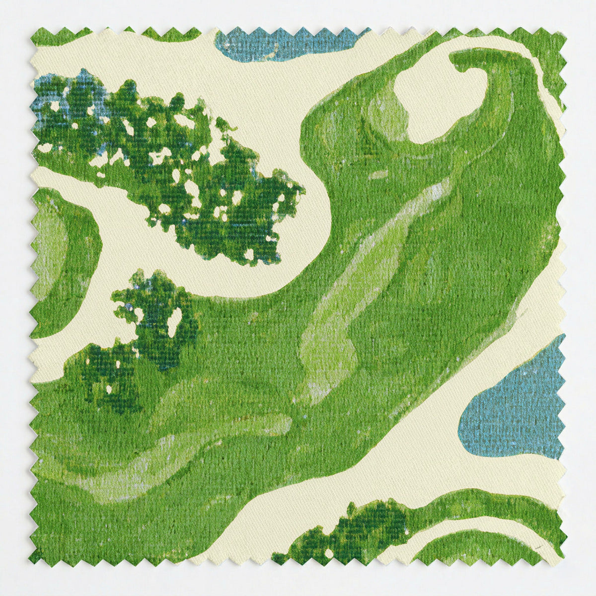 The Caddie’s Path - Fabric - Painted Paper