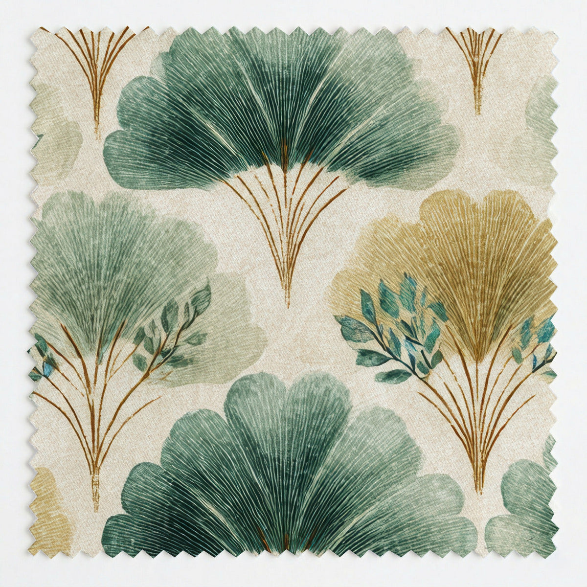 The Gingko Walk - Fabric - Painted Paper