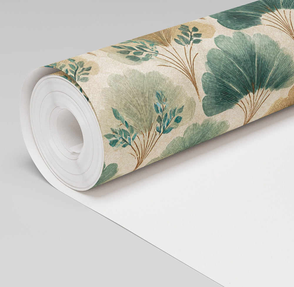 The Gingko Walk Wallpaper - Painted Paper