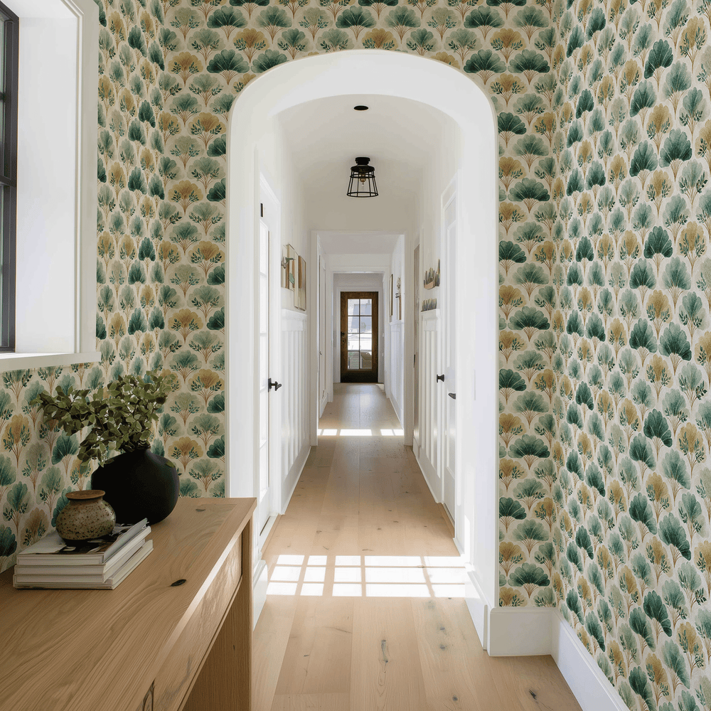 The Gingko Walk Wallpaper - Painted Paper