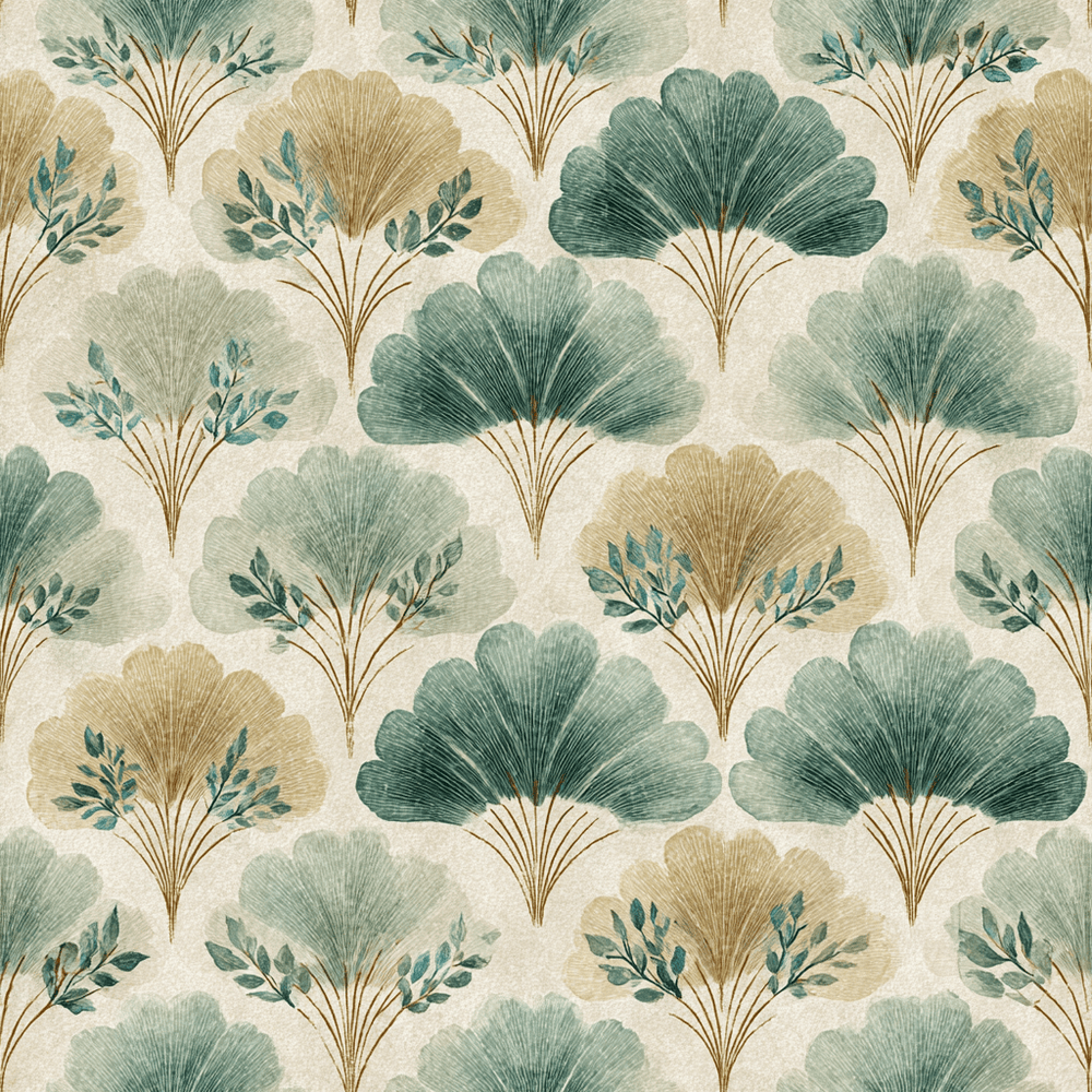 The Gingko Walk Wallpaper - Painted Paper