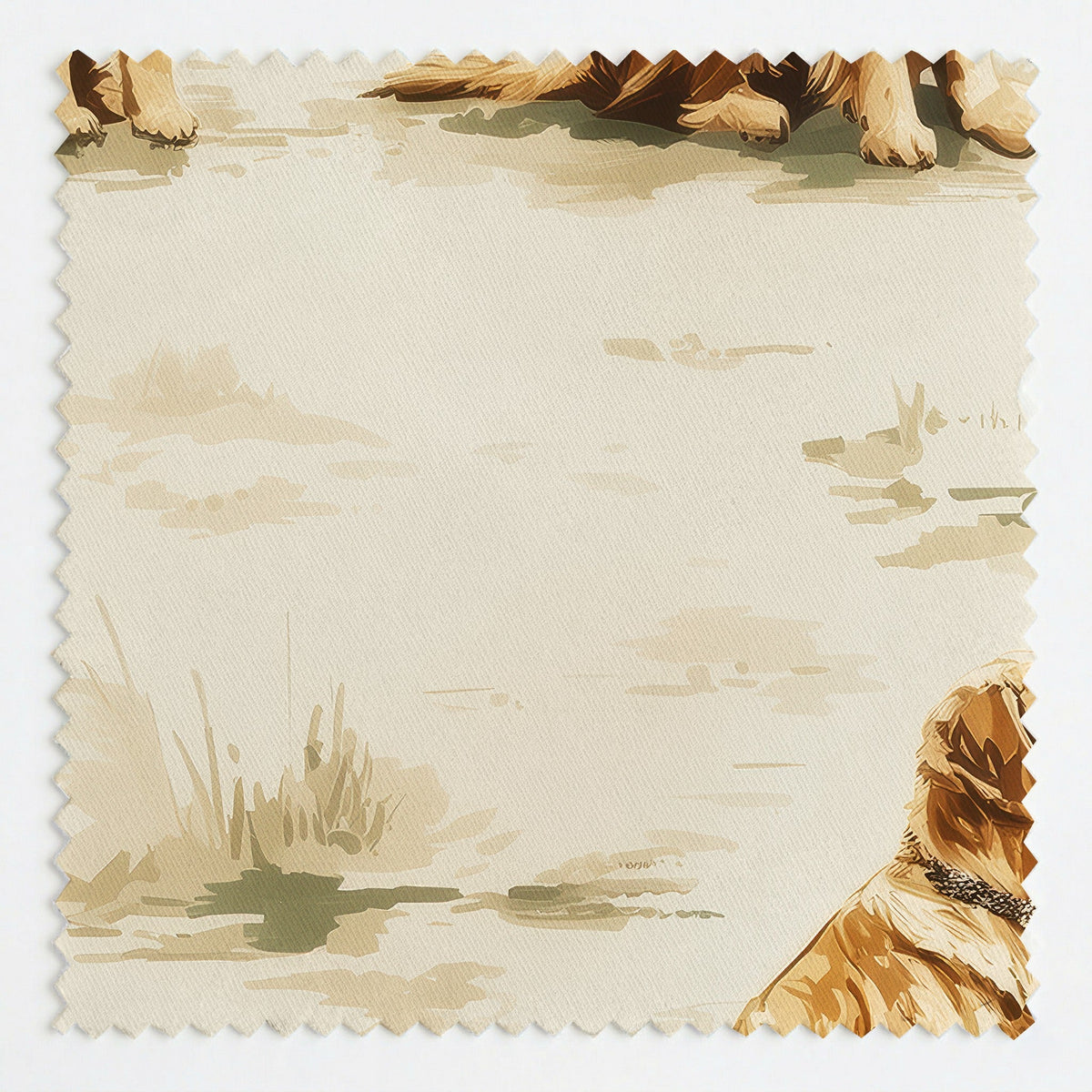 The Loyalist - Fabric - Painted Paper