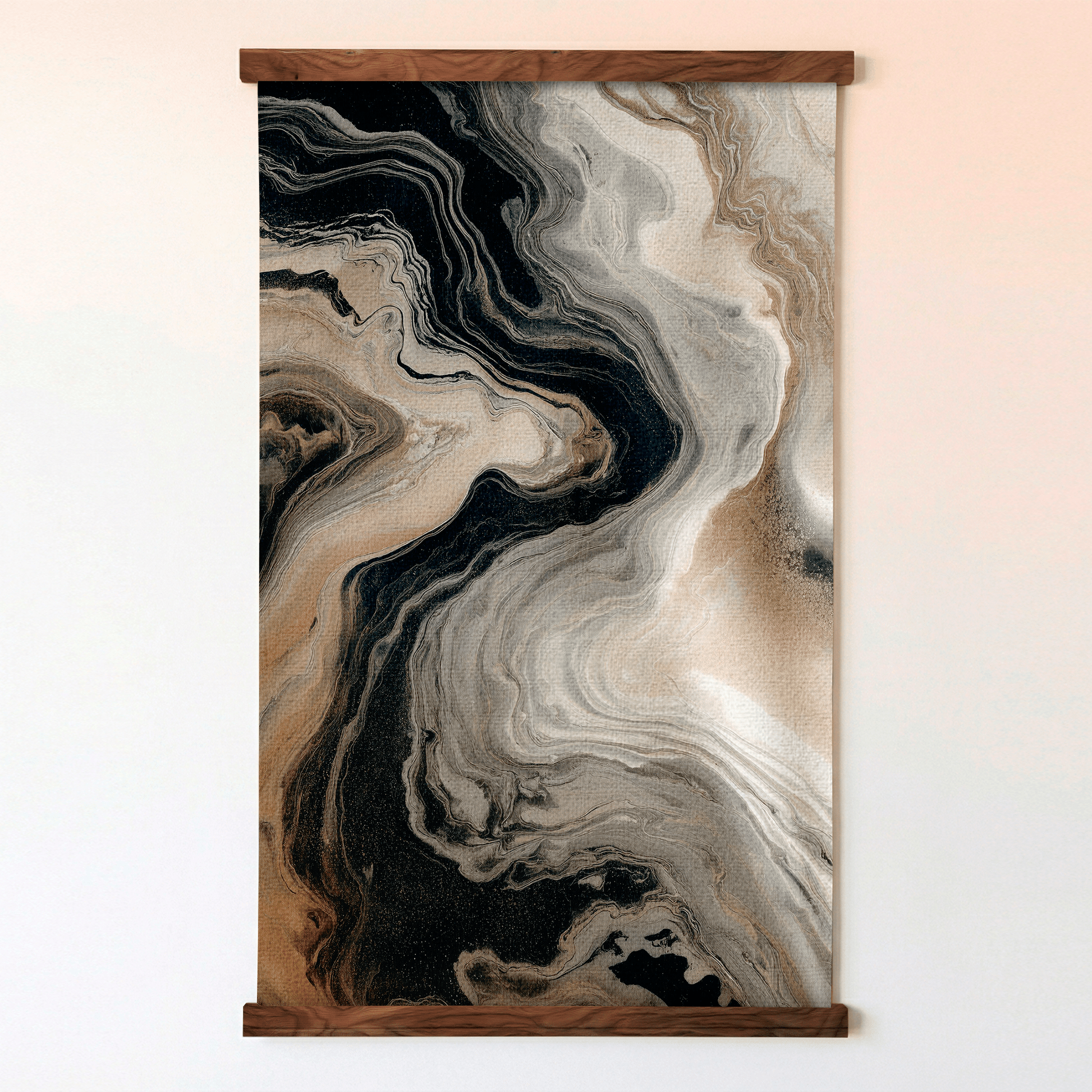 The Marble Channel - Tapestry - Painted Paper