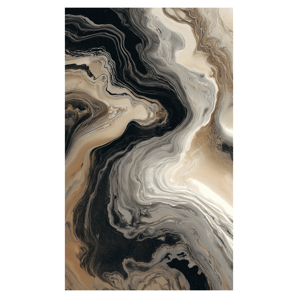 The Marble Channel - Tapestry - Painted Paper