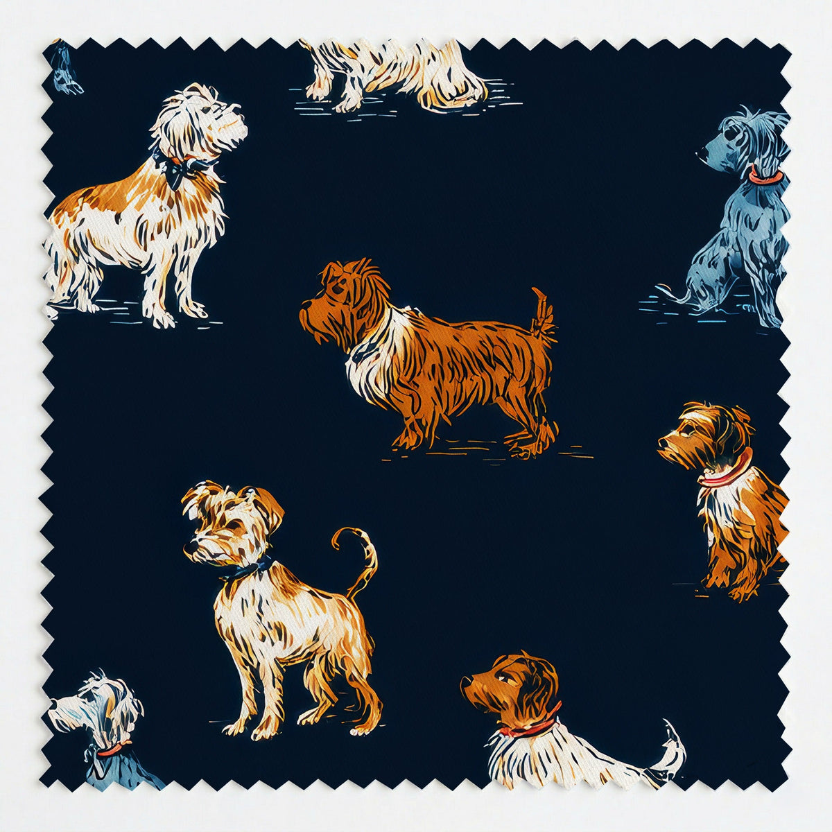 The Pack - Fabric - Painted Paper