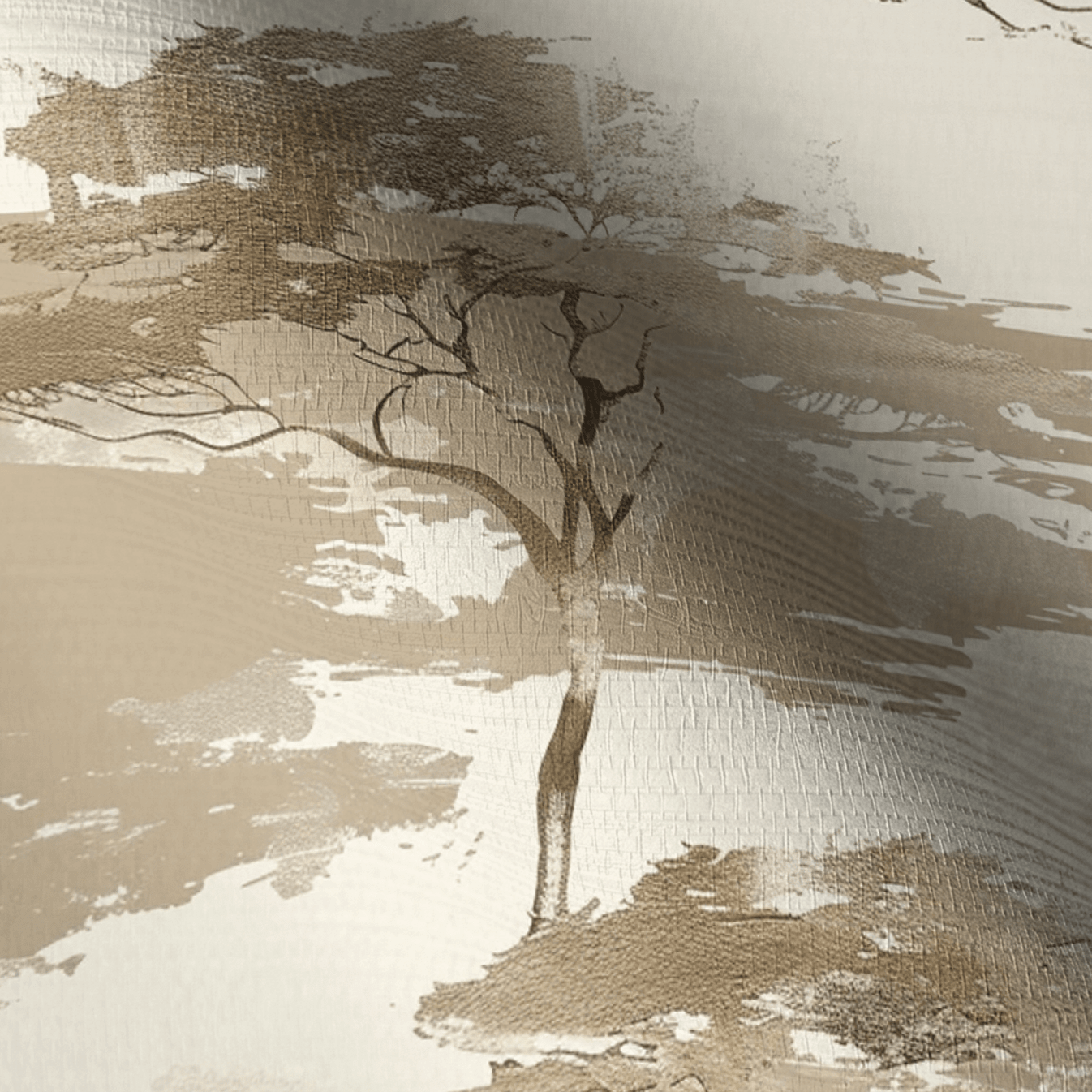 The Plains Faux Grasscloth Wallpaper - Painted Paper