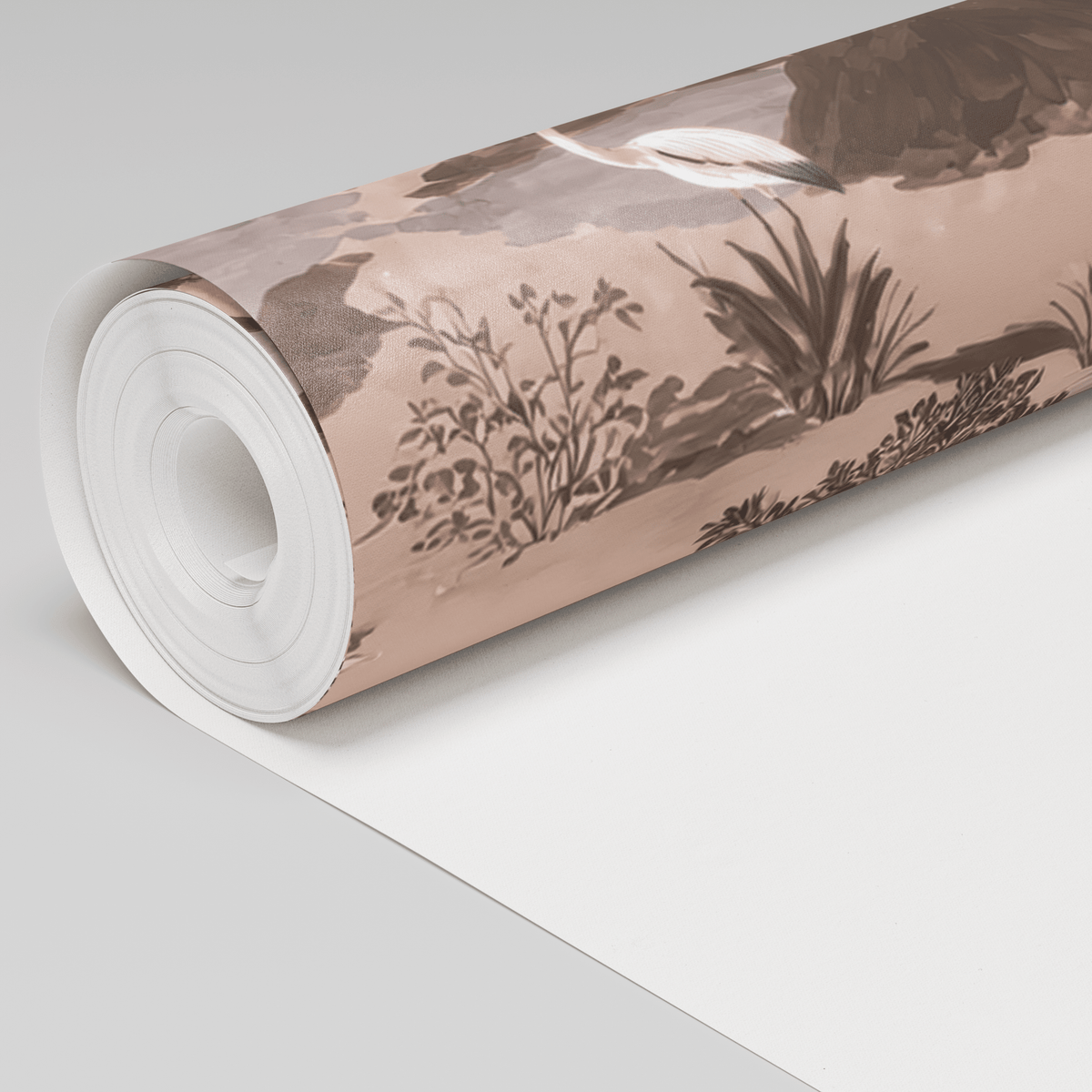 The Scenic Route - Neutral Wallpaper - Painted Paper
