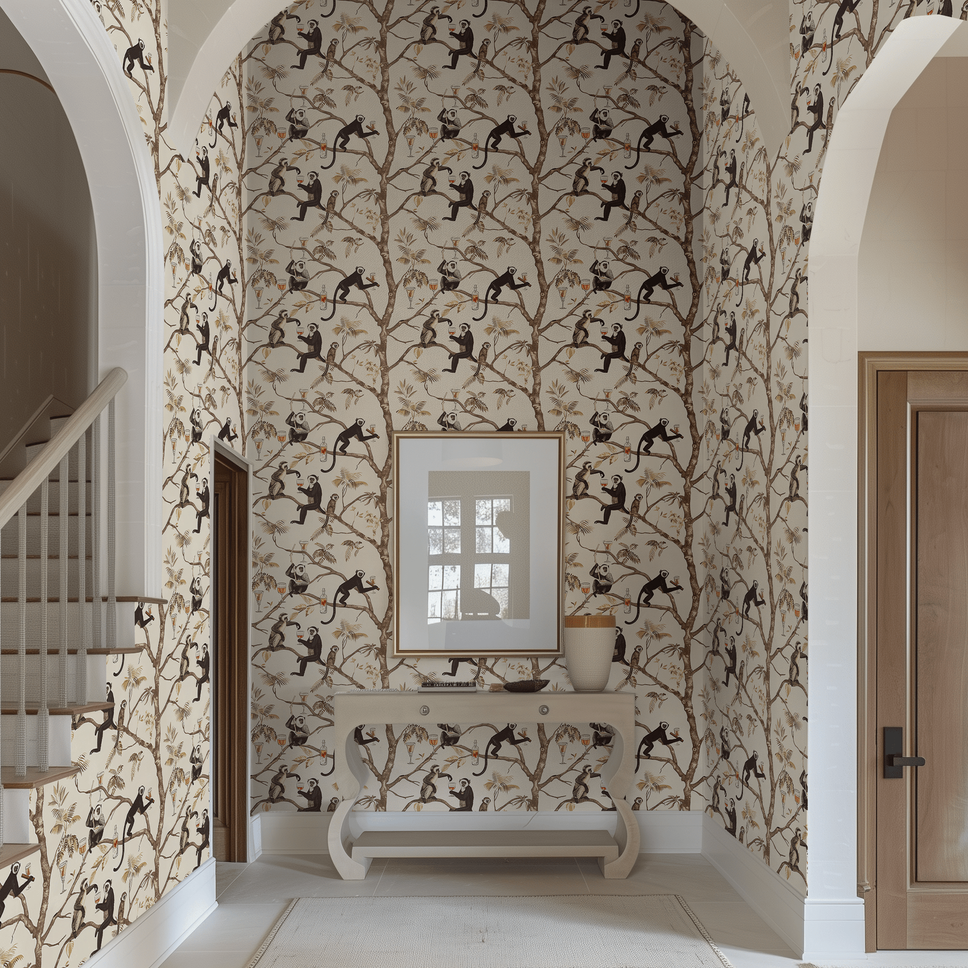 The Treetop Bar Wallpaper - Painted Paper