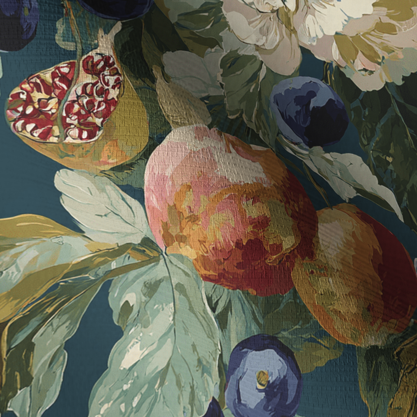 The Walled Garden Faux Grasscloth Wallpaper