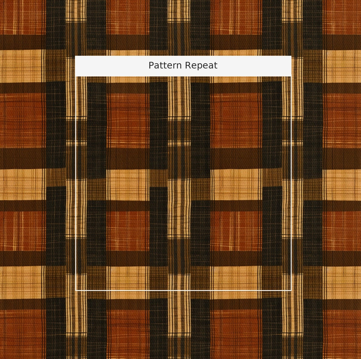 Theo Plaid - Fabric - Painted Paper