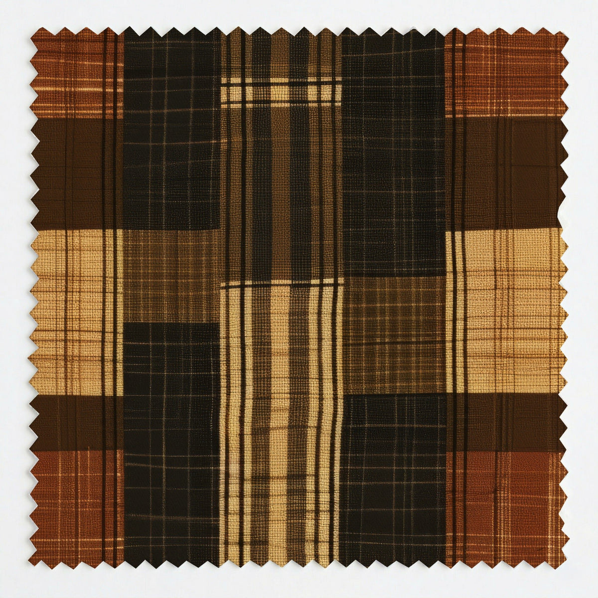 Theo Plaid - Fabric - Painted Paper