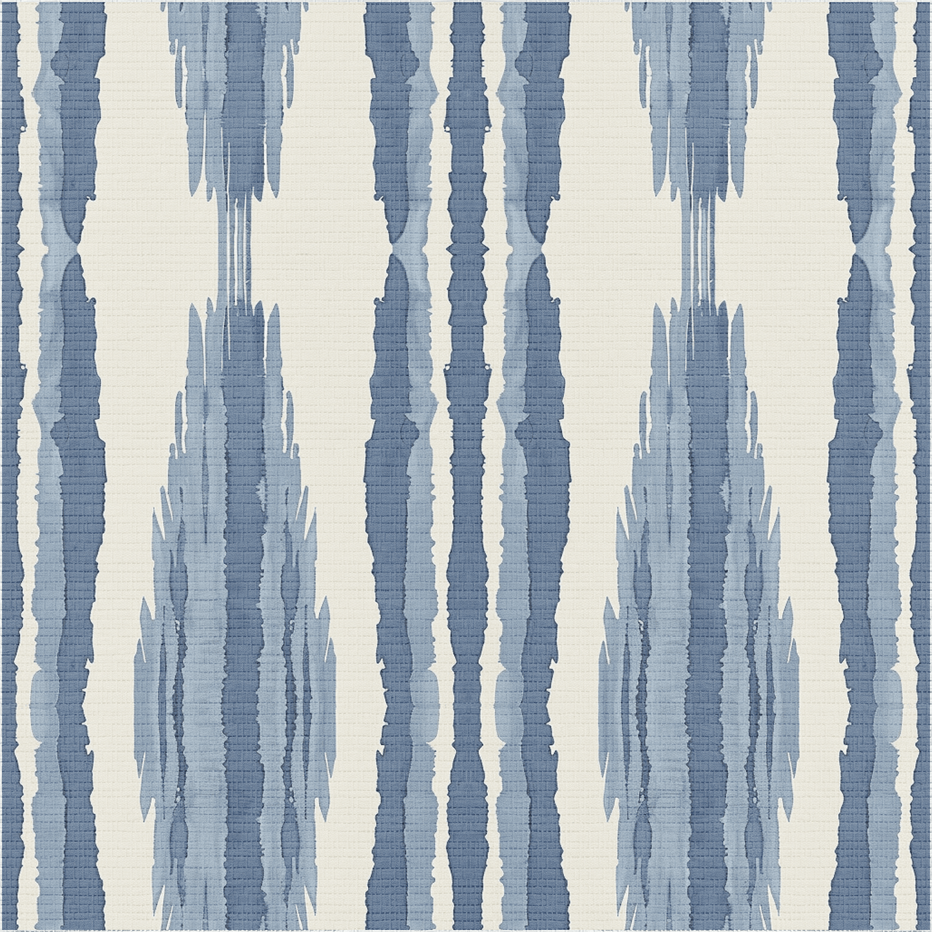 Tidal Ikat Faux Grasscloth Wallpaper - Painted Paper