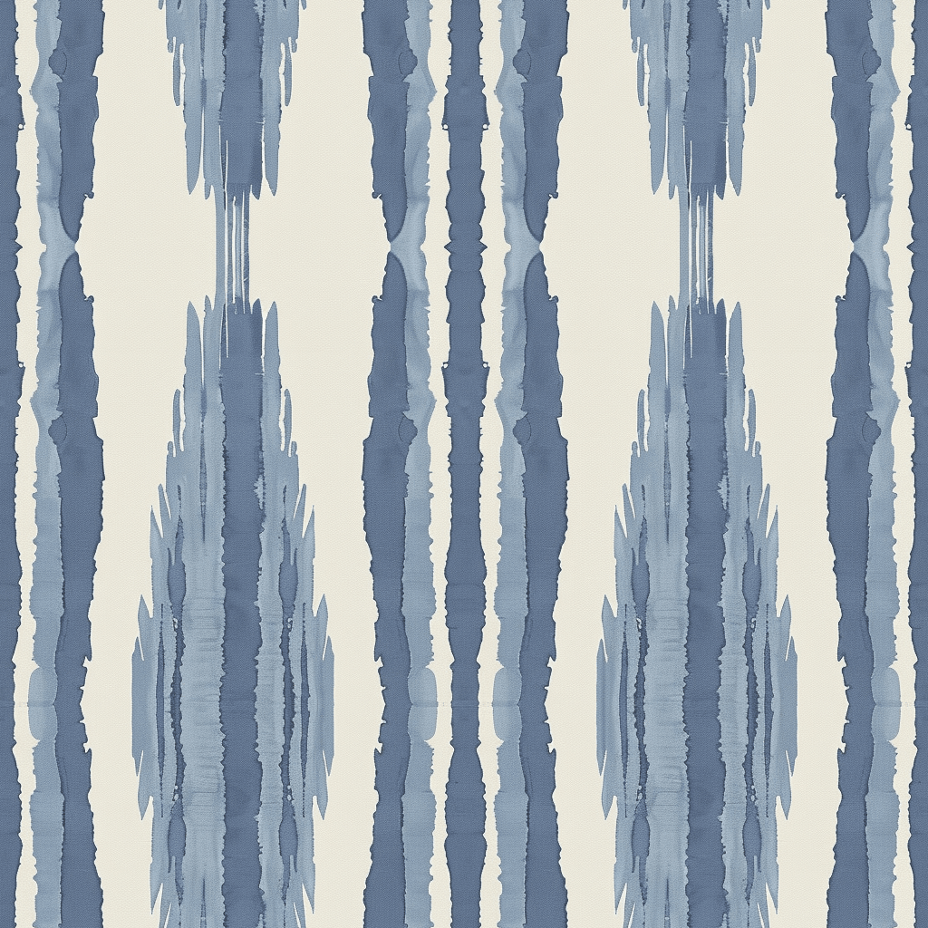 Tidal Ikat Wallpaper - Painted Paper