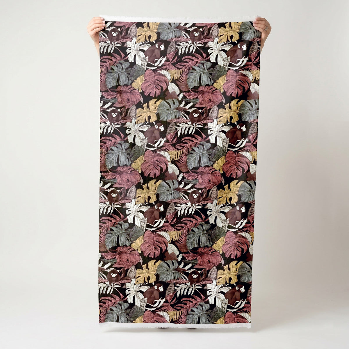 Tiki Fig - Fabric - Painted Paper
