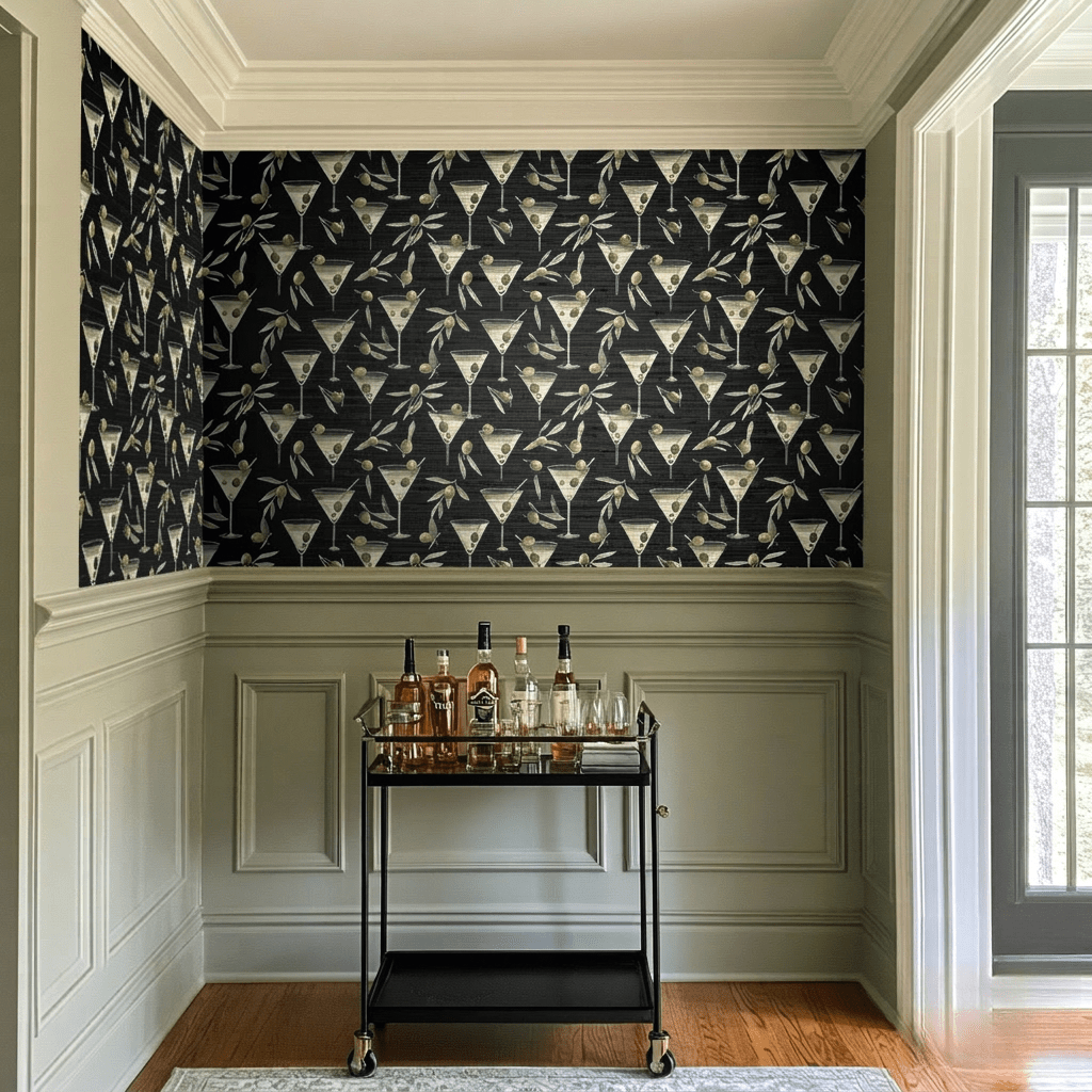Tini Faux Grasscloth Wallpaper - Painted Paper