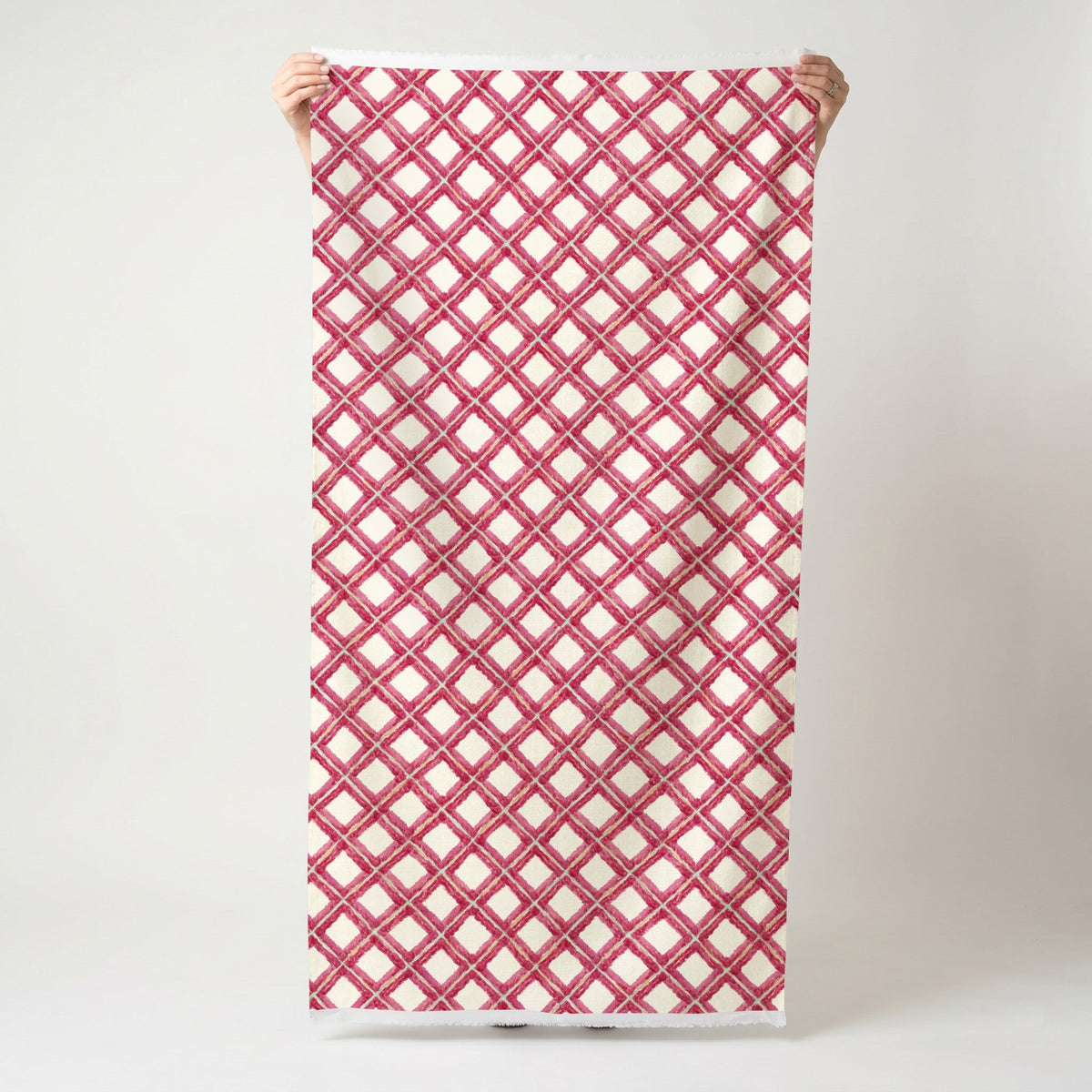 Tinsel Lattice - Fabric - Painted Paper