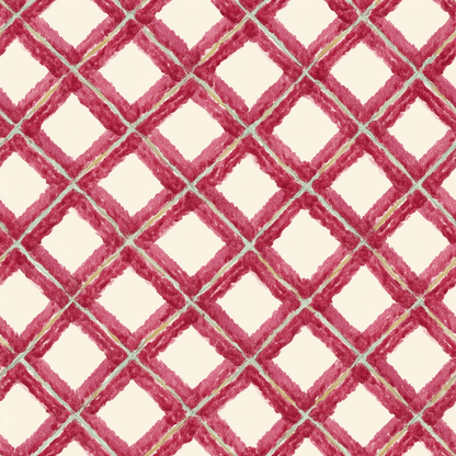 Tinsel Lattice Wallpaper - Painted Paper