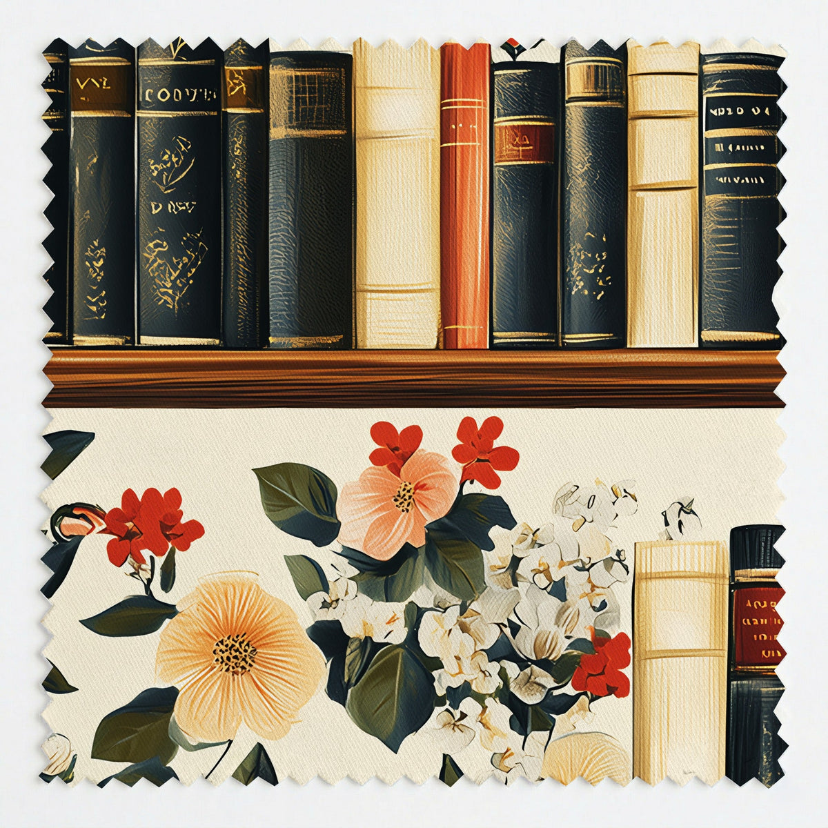 Trinity - Fabric - Painted Paper
