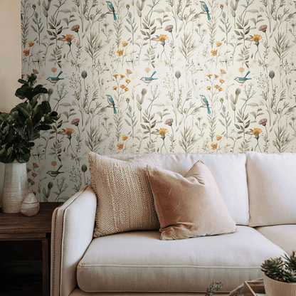 Trish Woodland Wallpaper - Painted Paper