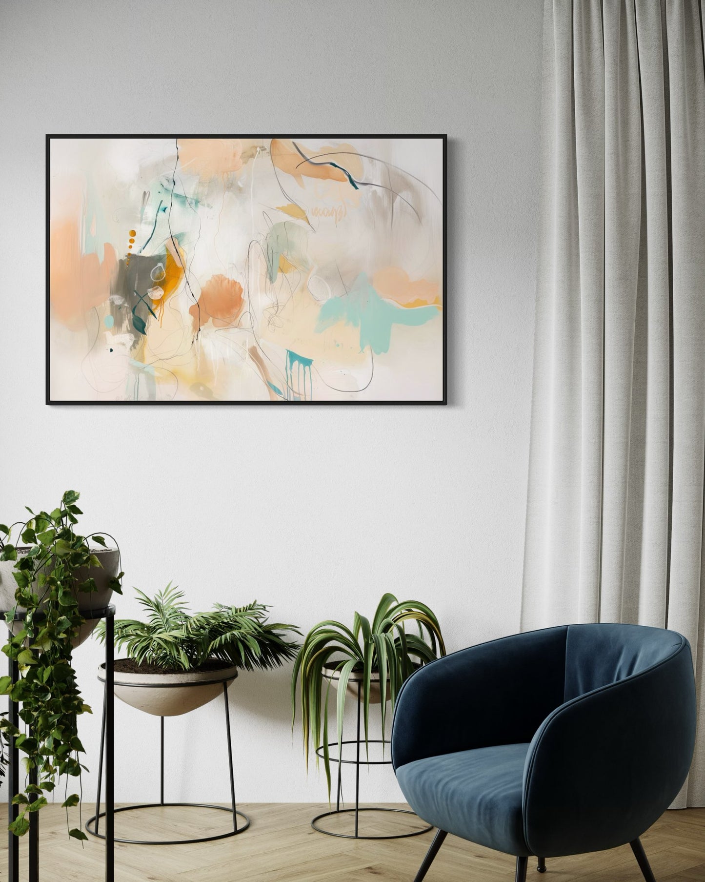 Trishelle Canvas Print - Painted Paper