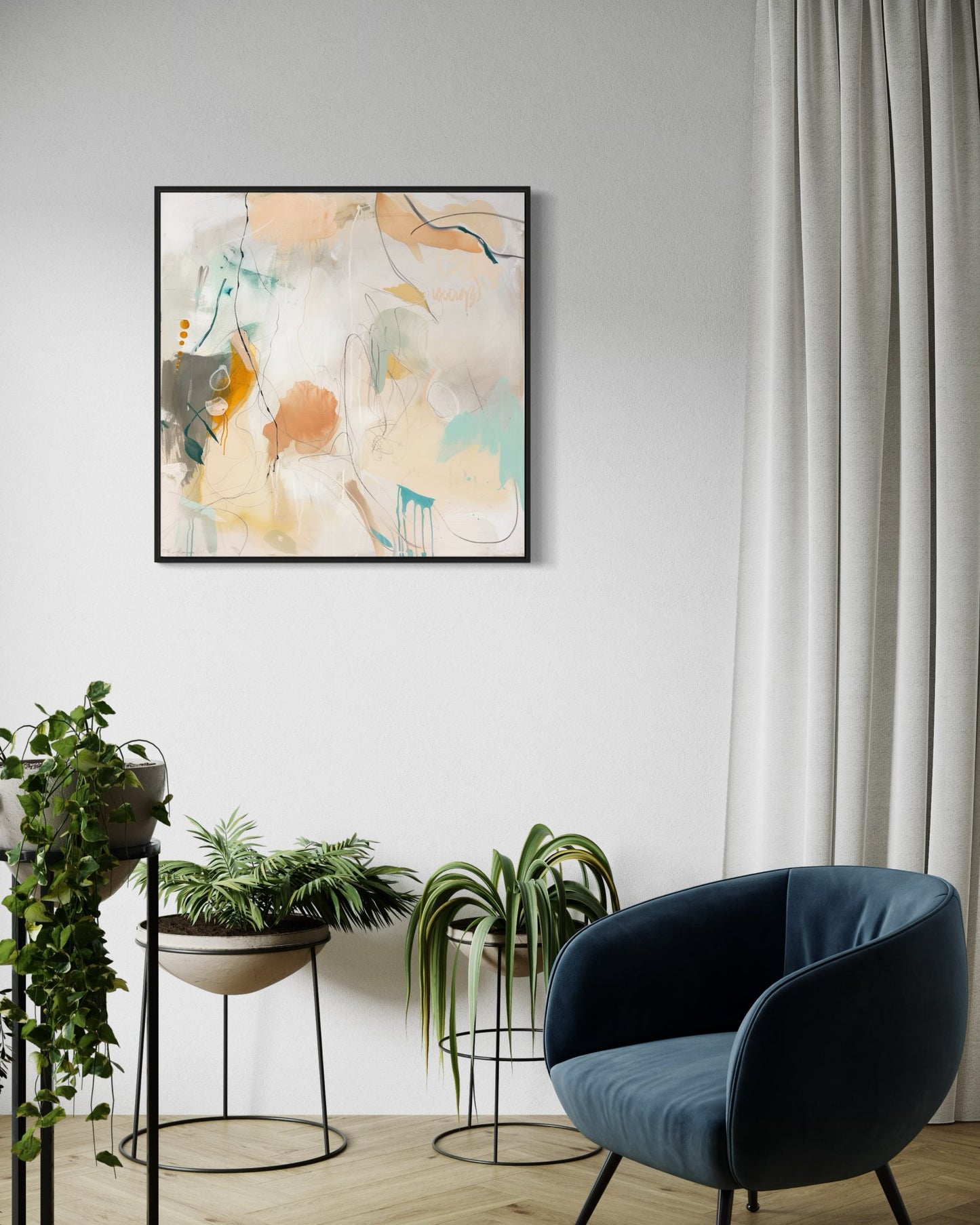 Trishelle Canvas Print - Painted Paper