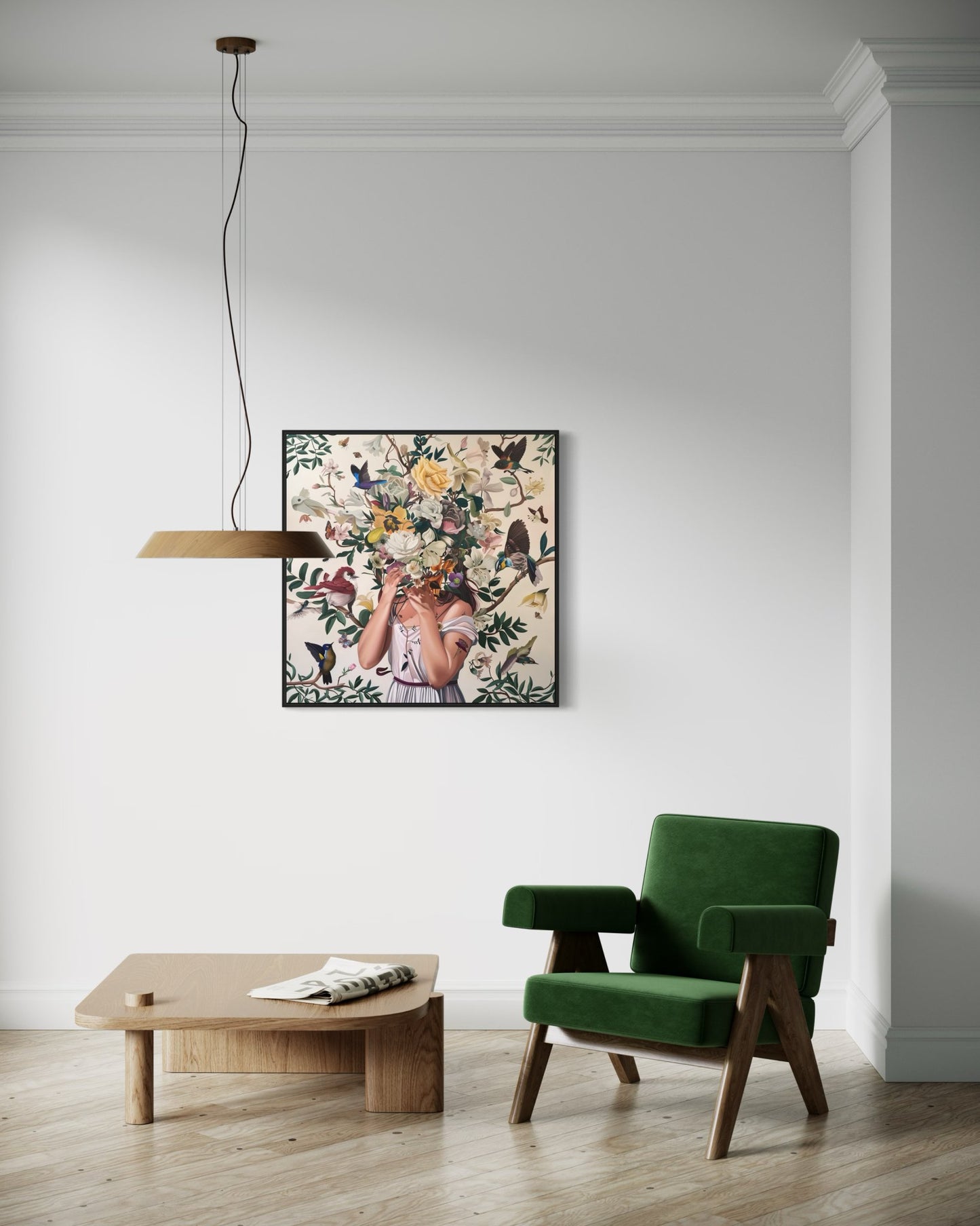 Tristyn Canvas Print - Painted Paper