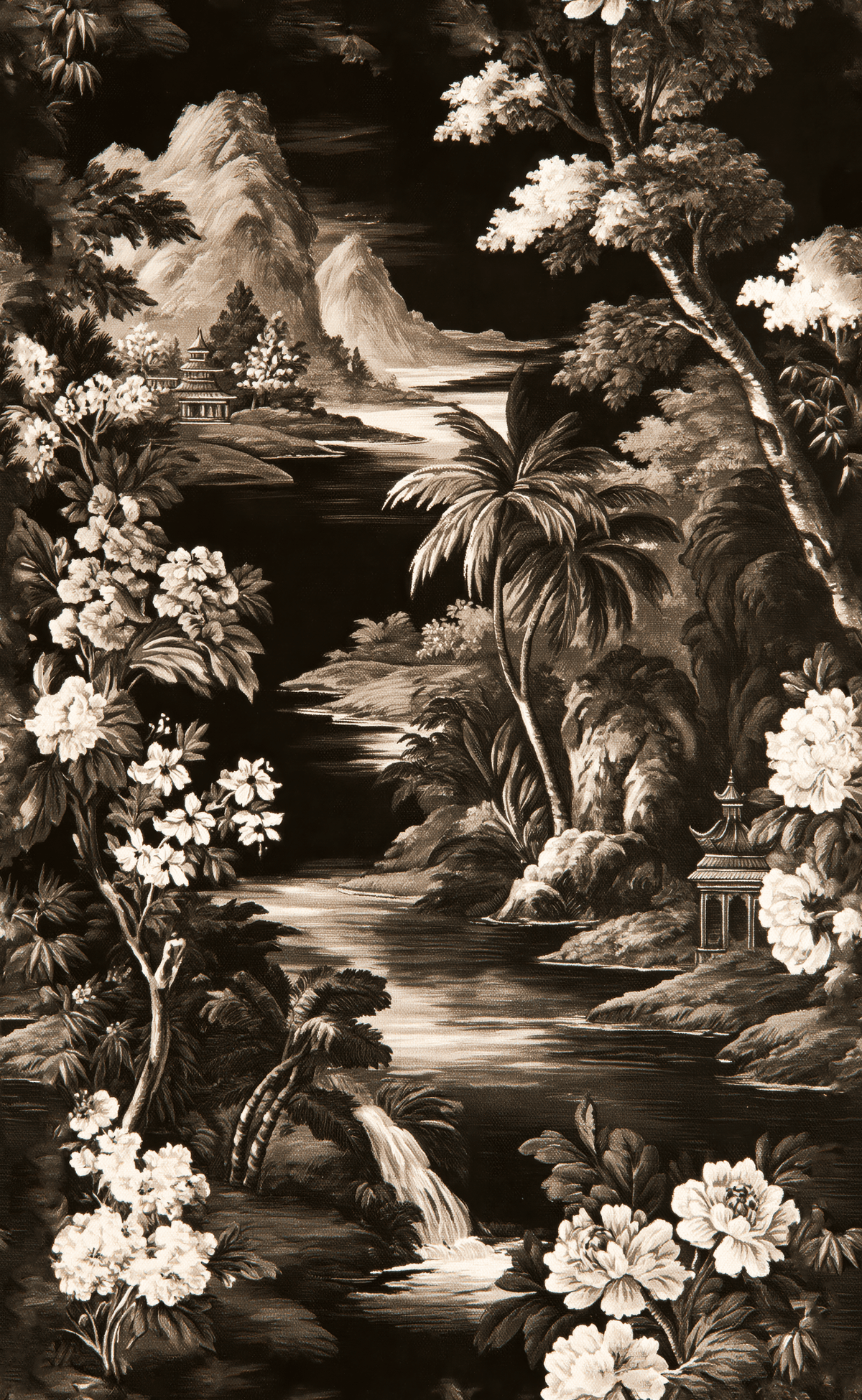 Tropical Paradise - Wall Mural - Painted Paper