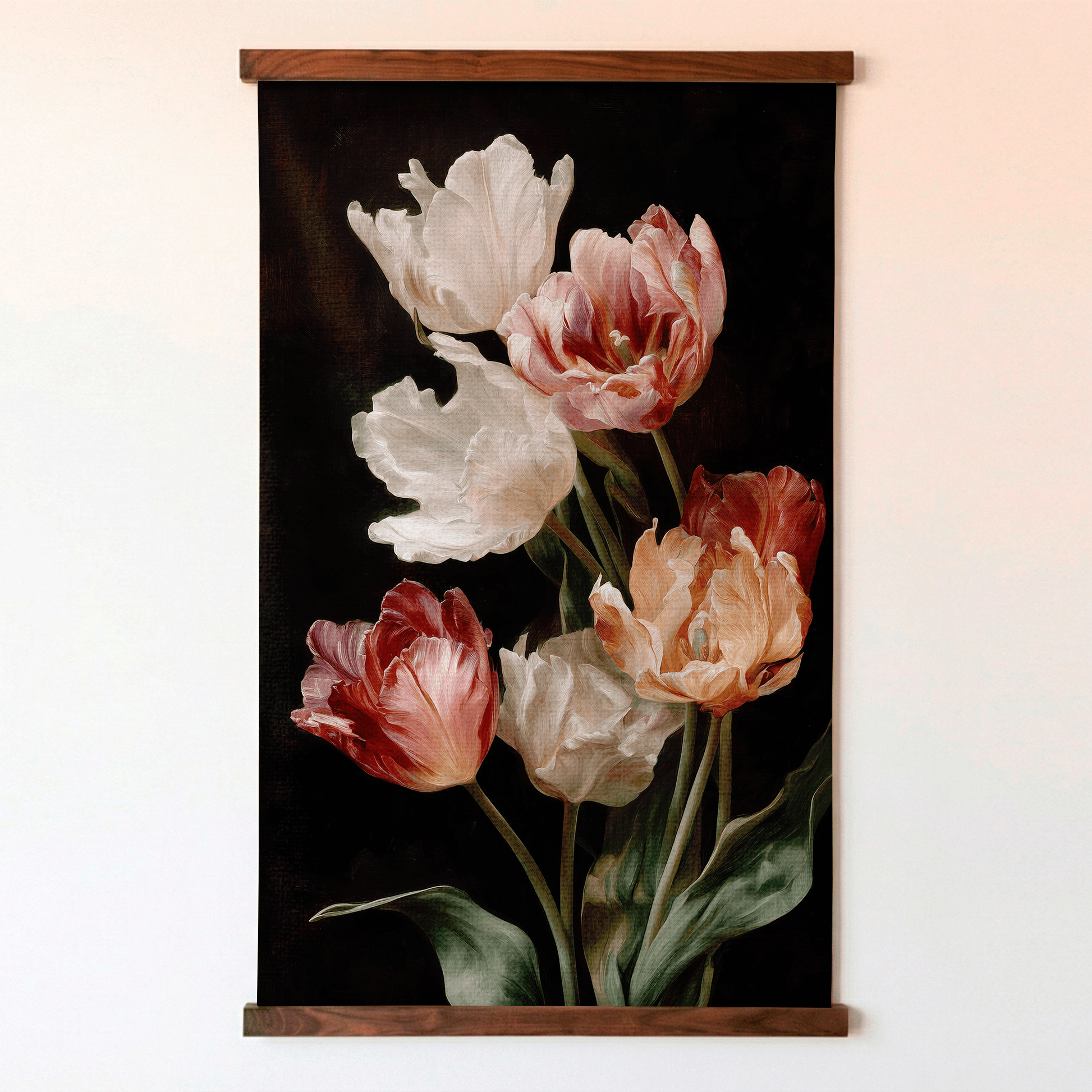 Tulip Study - Tapestry - Painted Paper