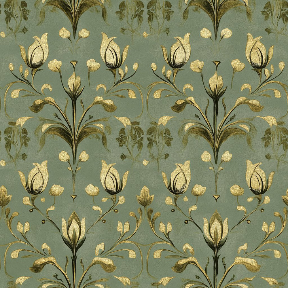Tulip Whimsy - Painted Paper