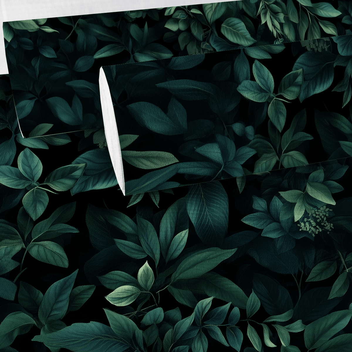 Twilight Canopy Faux Grasscloth Wallpaper - Painted Paper