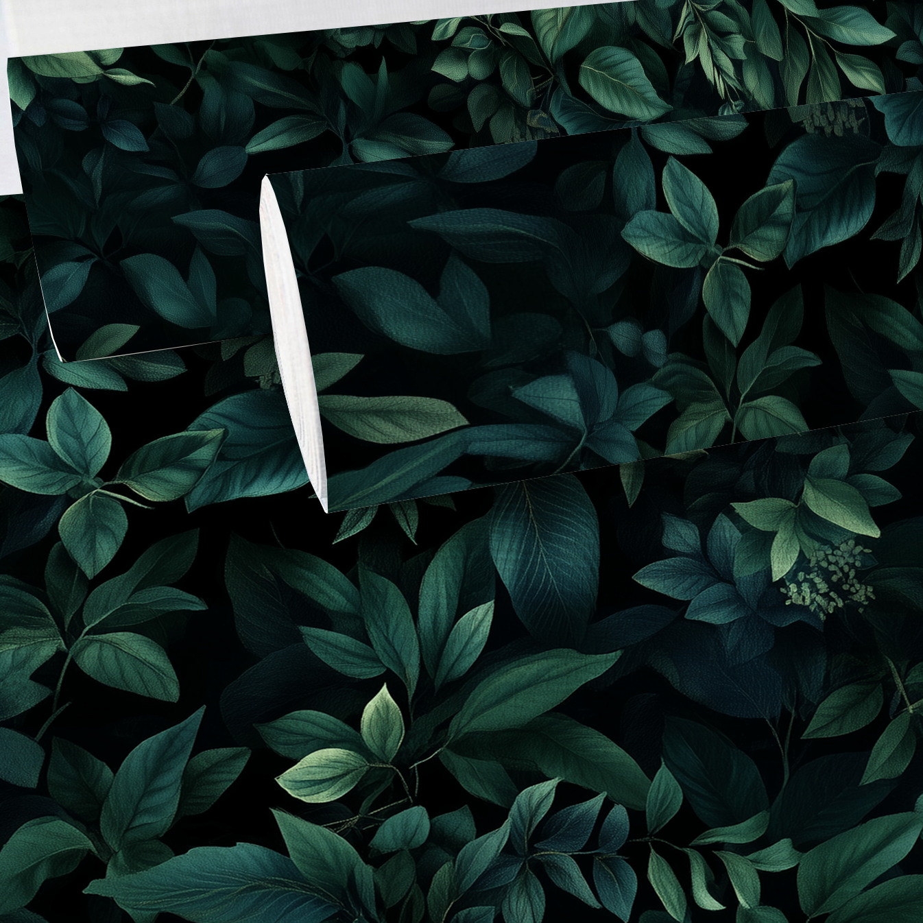 Twilight Canopy Faux Grasscloth Wallpaper