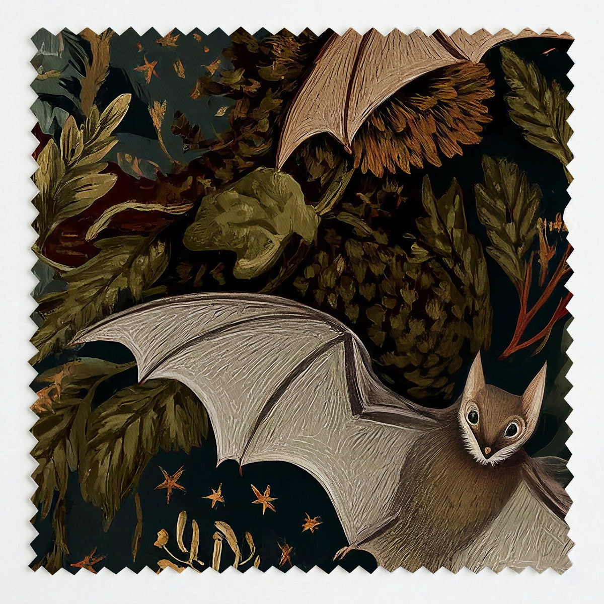 Twilight Flight - Fabric - Painted Paper