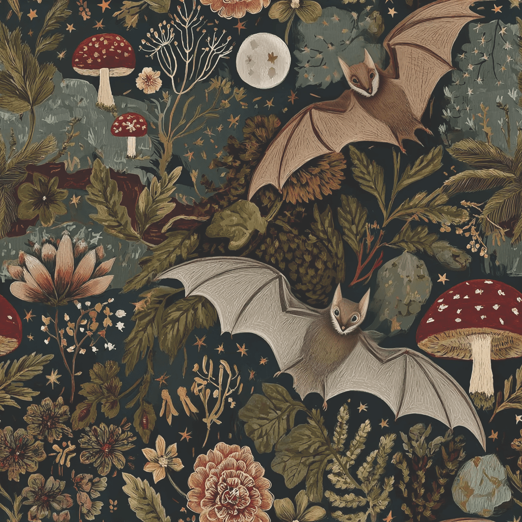 Twilight Flight Wallpaper - Painted Paper