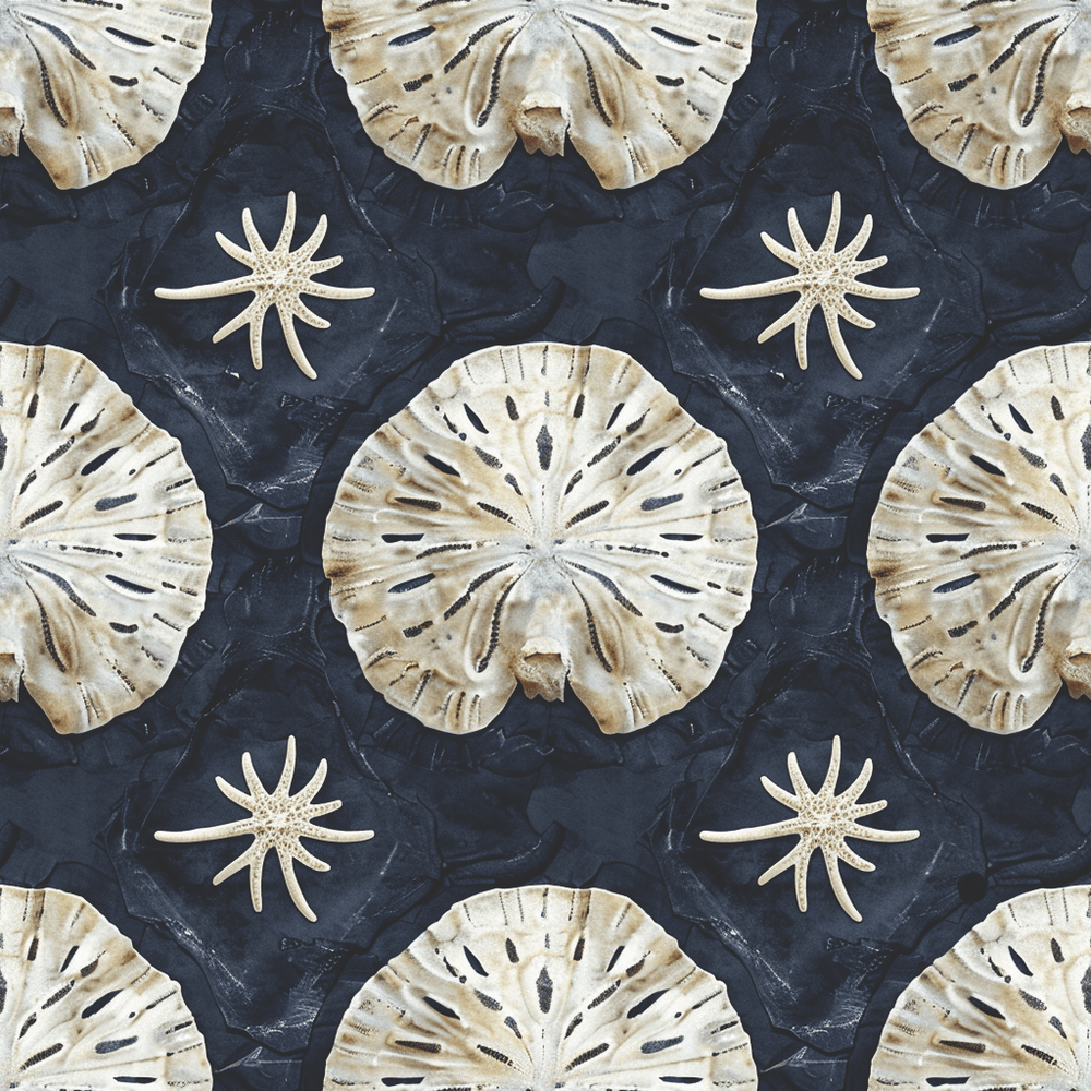 Urchin Medallion Wallpaper - Painted Paper