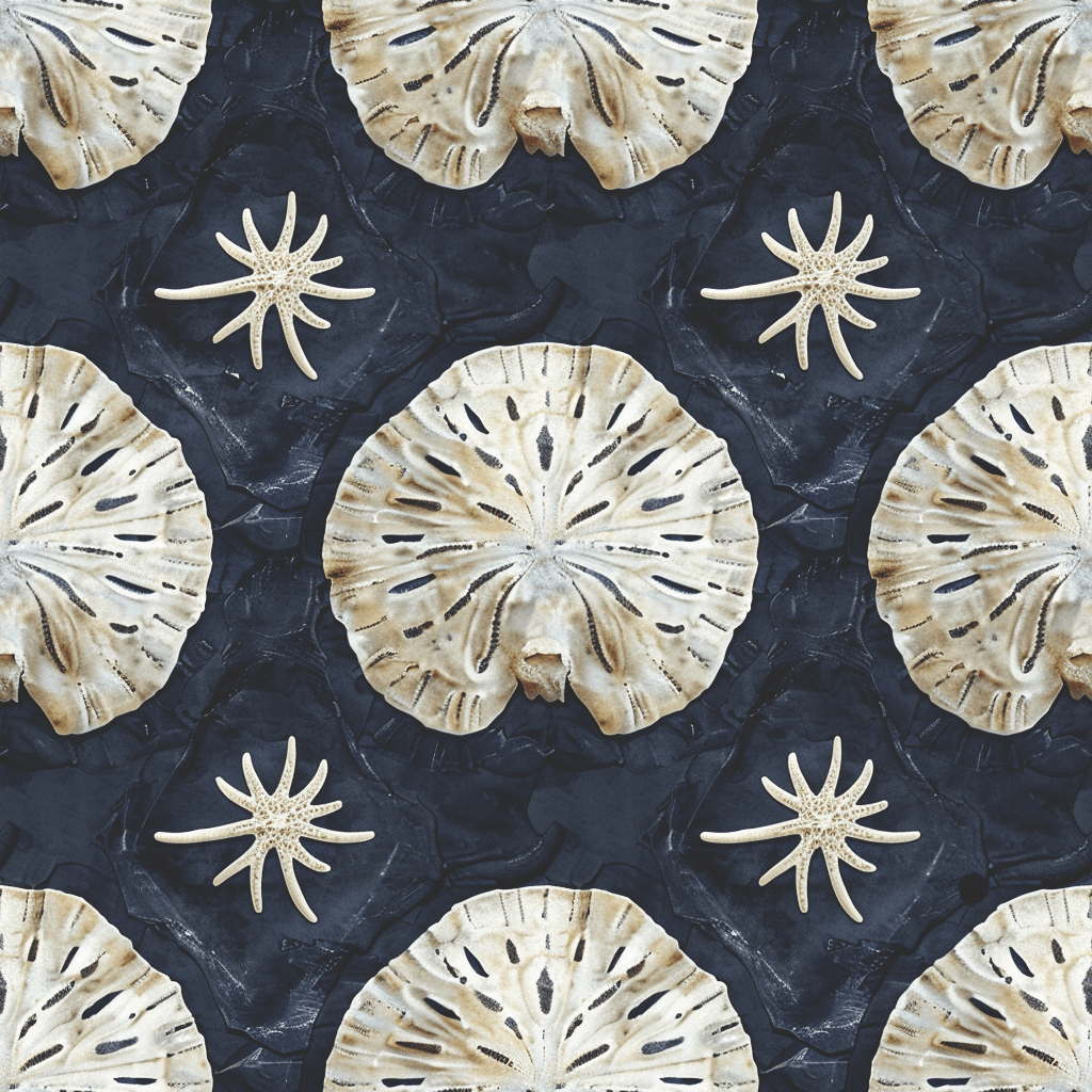 Urchin Medallion Wallpaper - Painted Paper