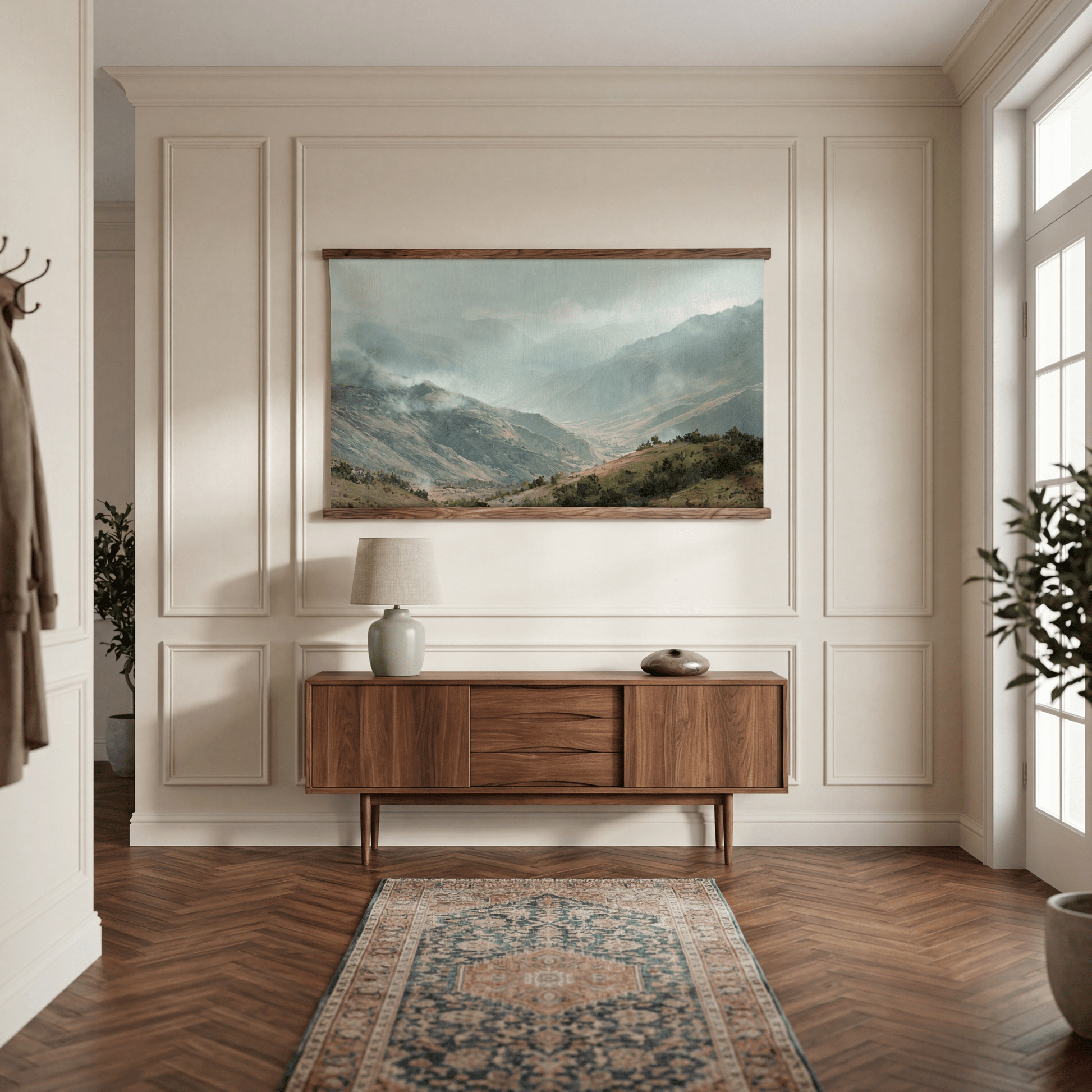 Valley Echos - Tapestry - Painted Paper