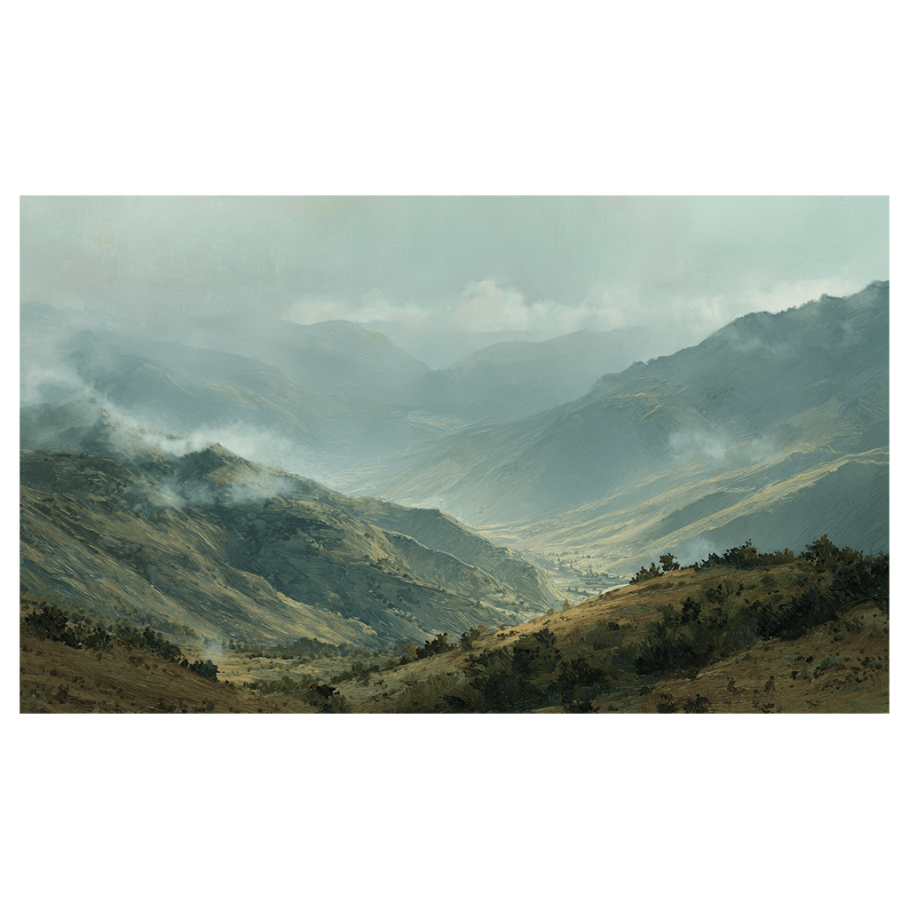 Valley Echos - Tapestry - Painted Paper