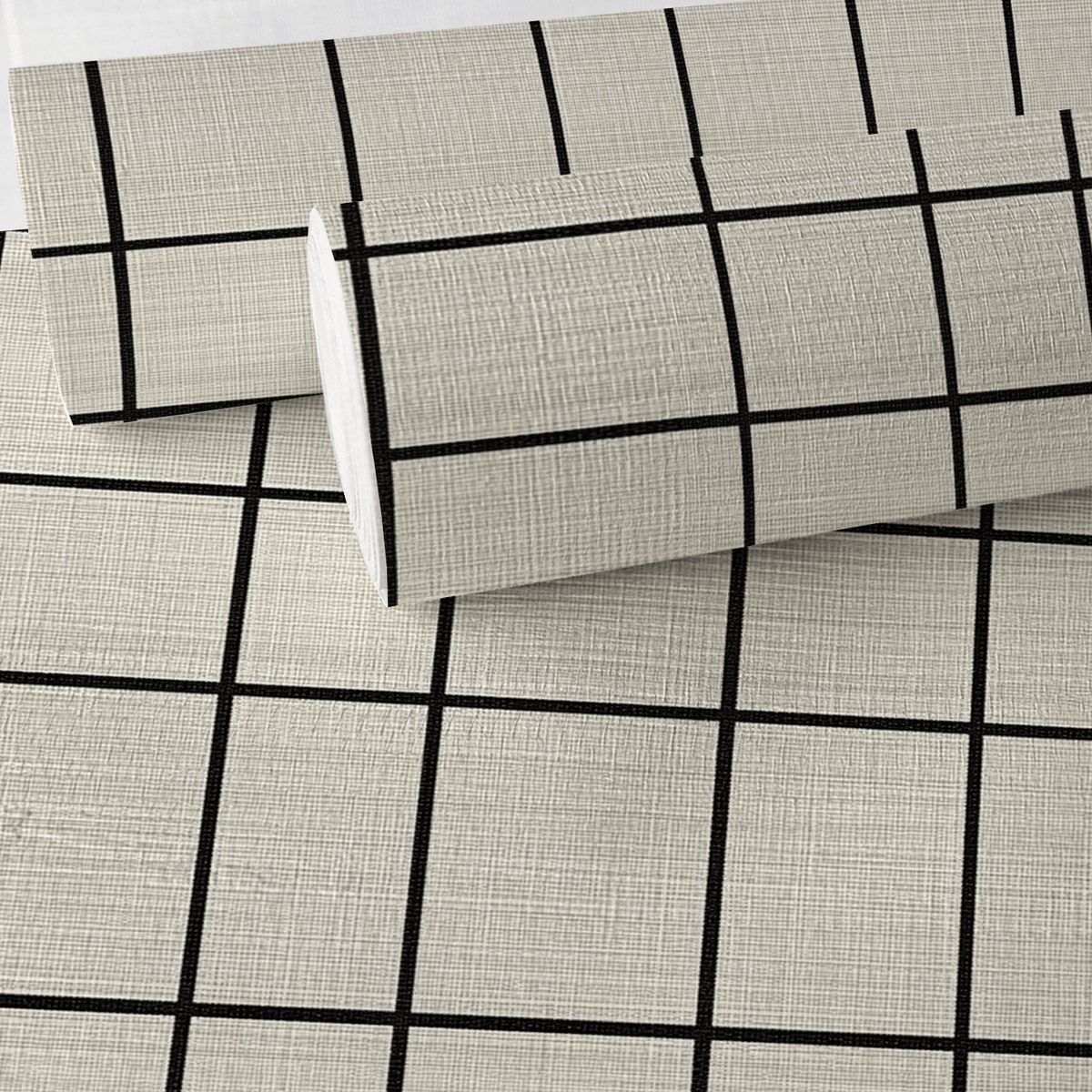 Vega Faux Grasscloth Wallpaper - Painted Paper