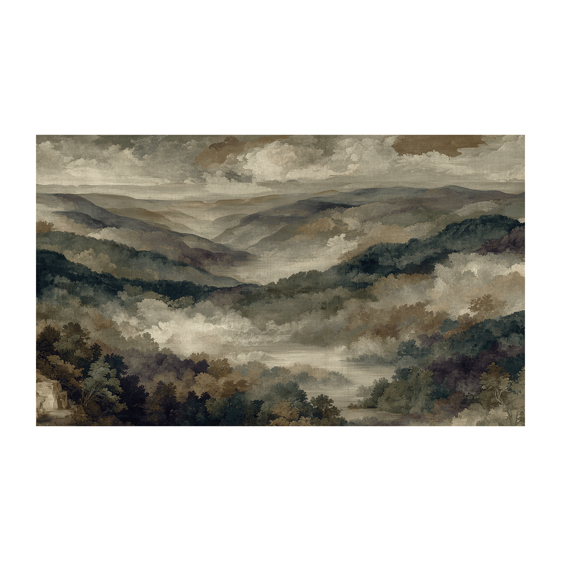 Veil of the Valley - Tapestry - Painted Paper