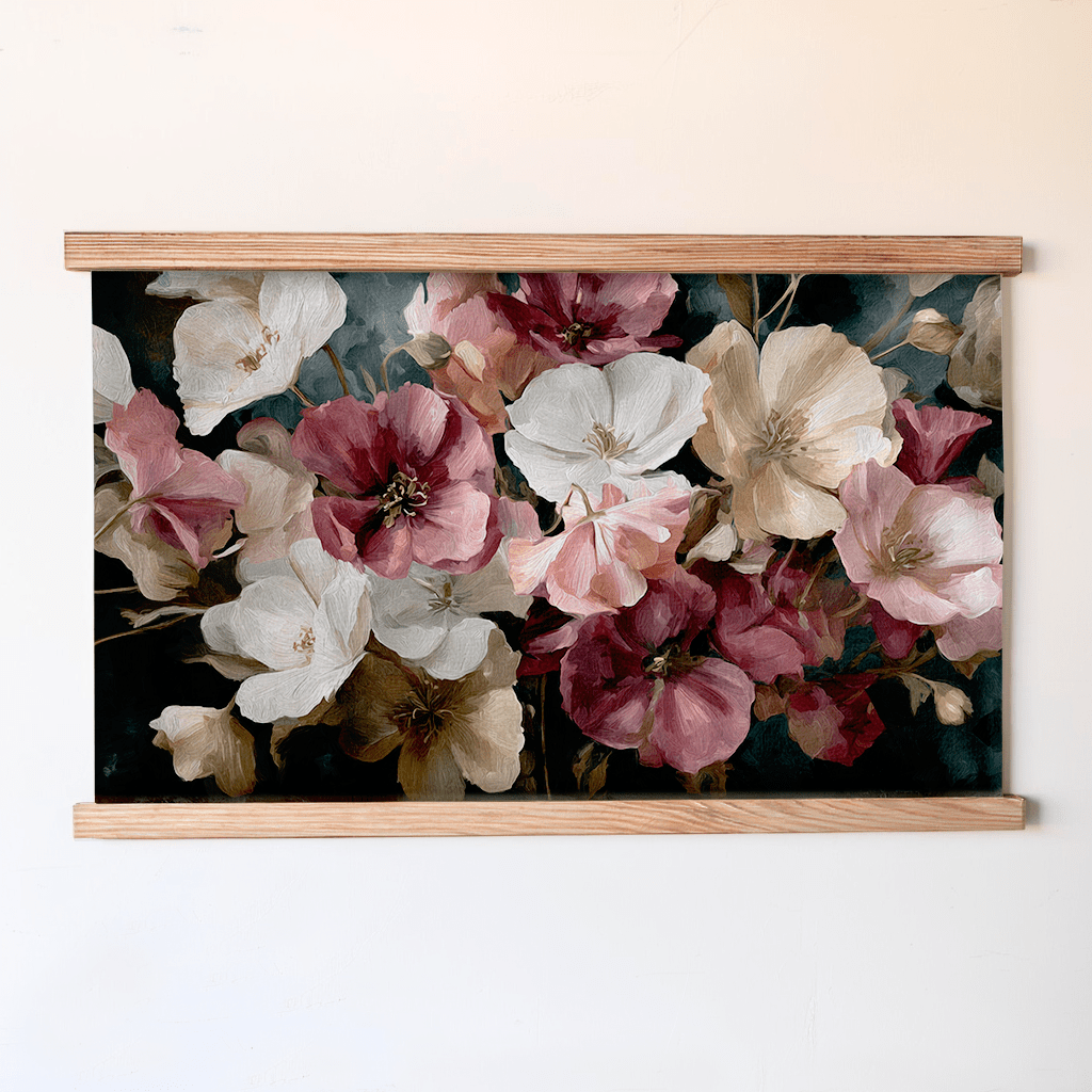 Velvet Blooms - Tapestry - Painted Paper