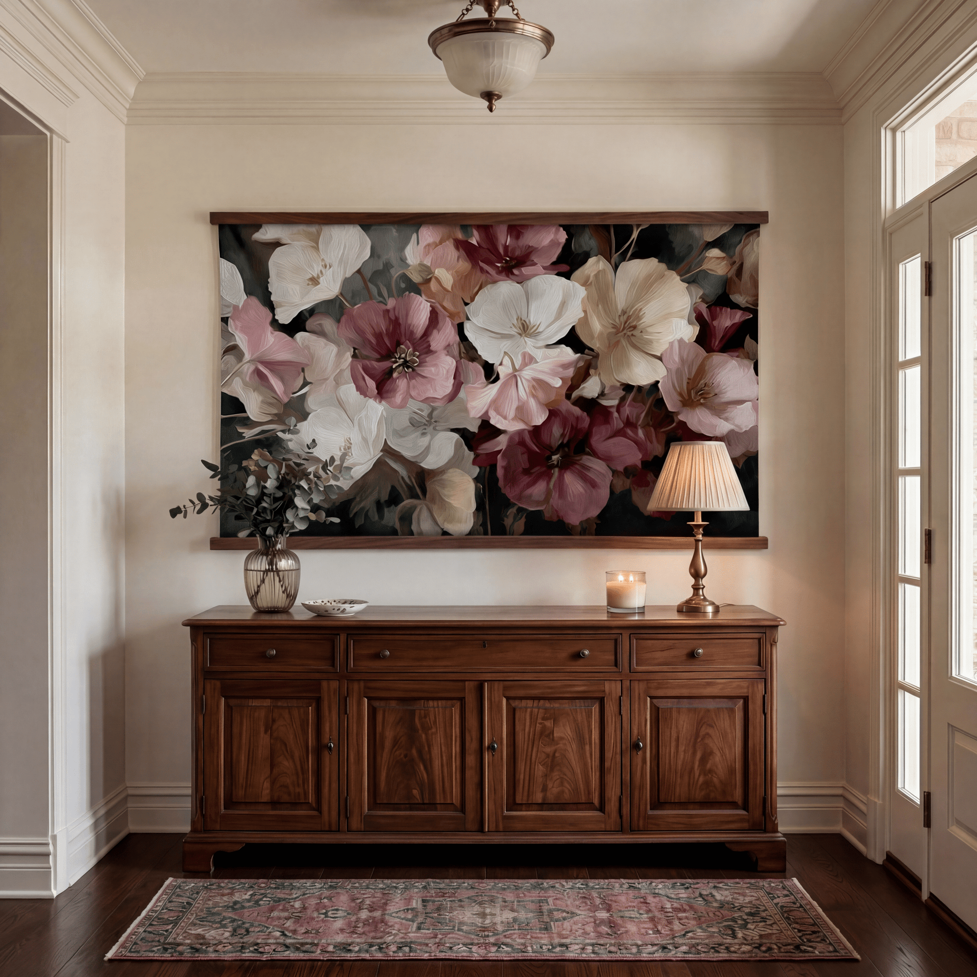 Velvet Blooms - Tapestry - Painted Paper