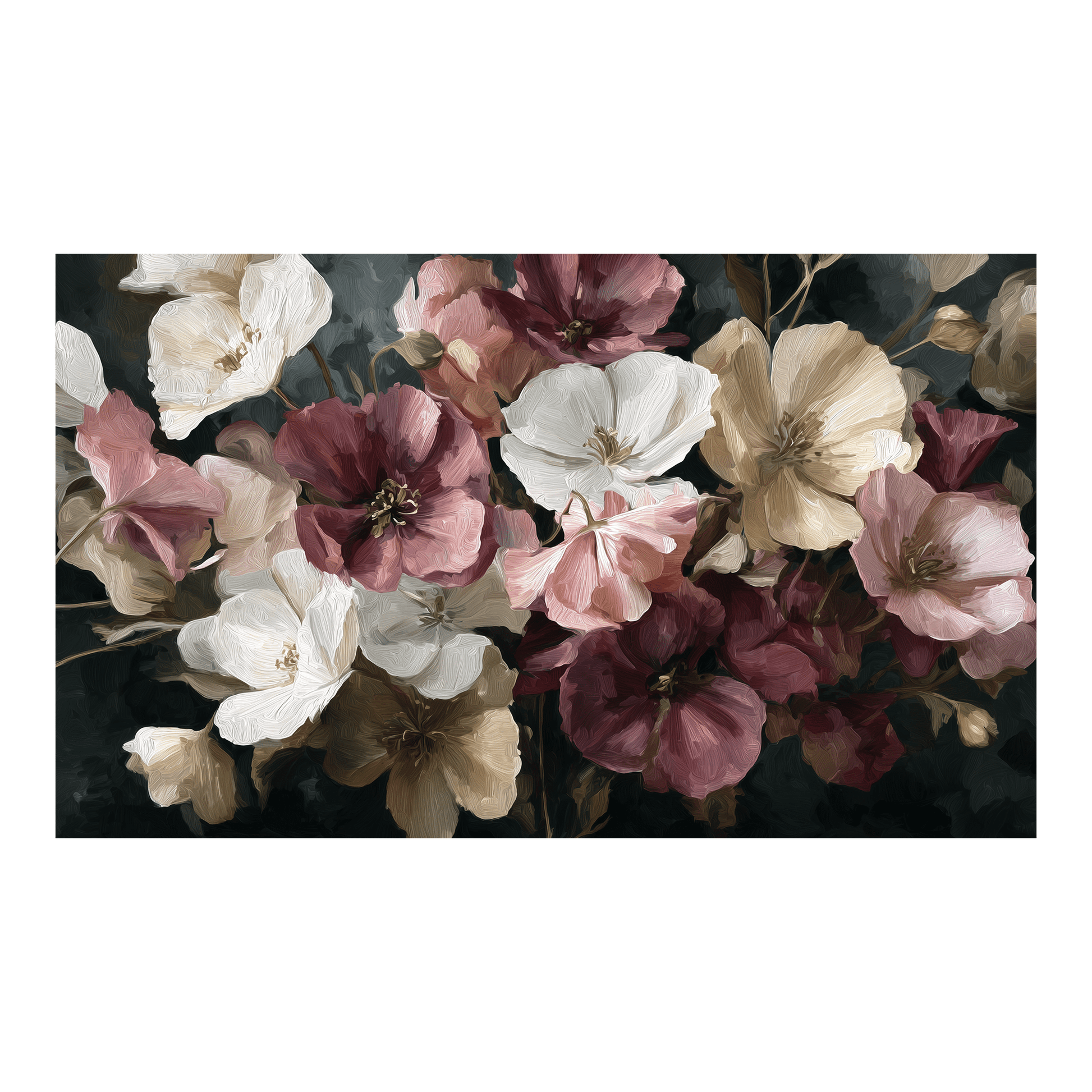 Velvet Blooms - Tapestry - Painted Paper