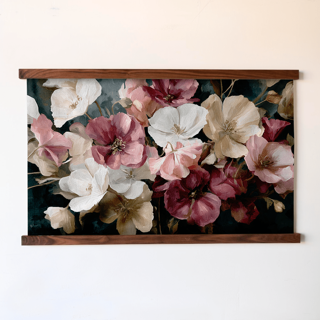 Velvet Blooms - Tapestry - Painted Paper