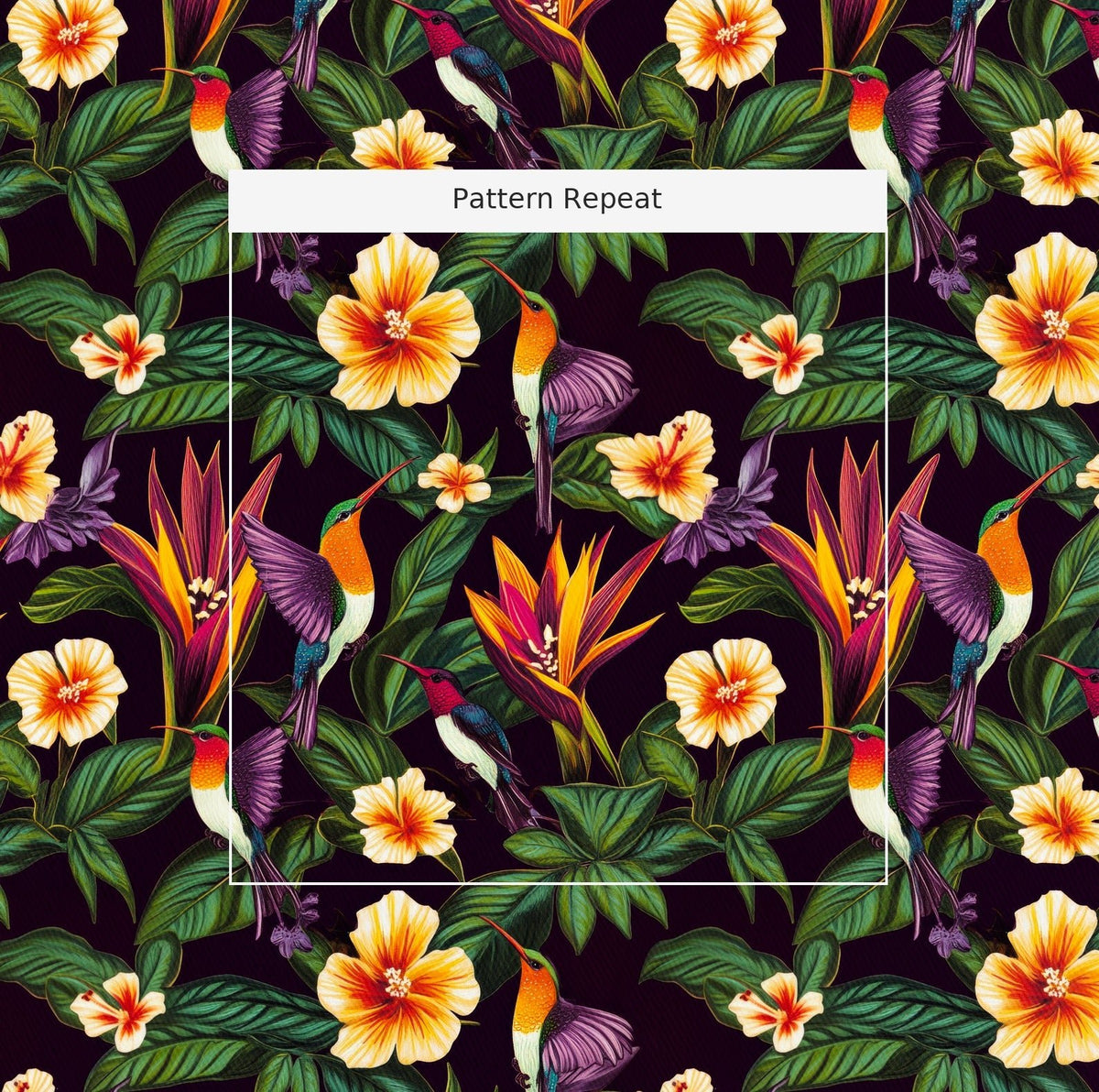 Velvet Tropic - Fabric - Painted Paper