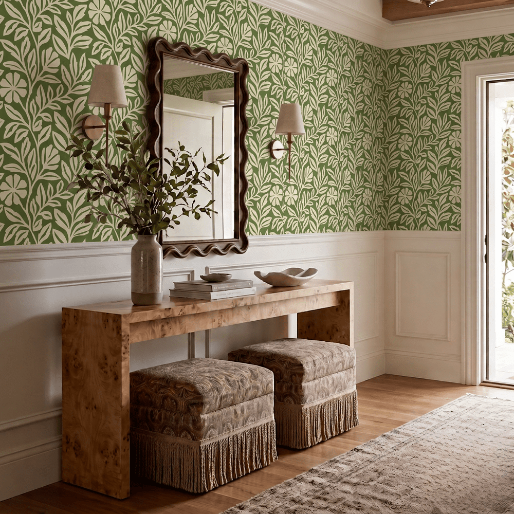 Verdant Vine Wallpaper - Painted Paper