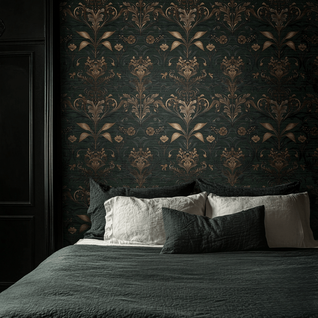 Verdessa Faux Grasscloth Wallpaper - Painted Paper