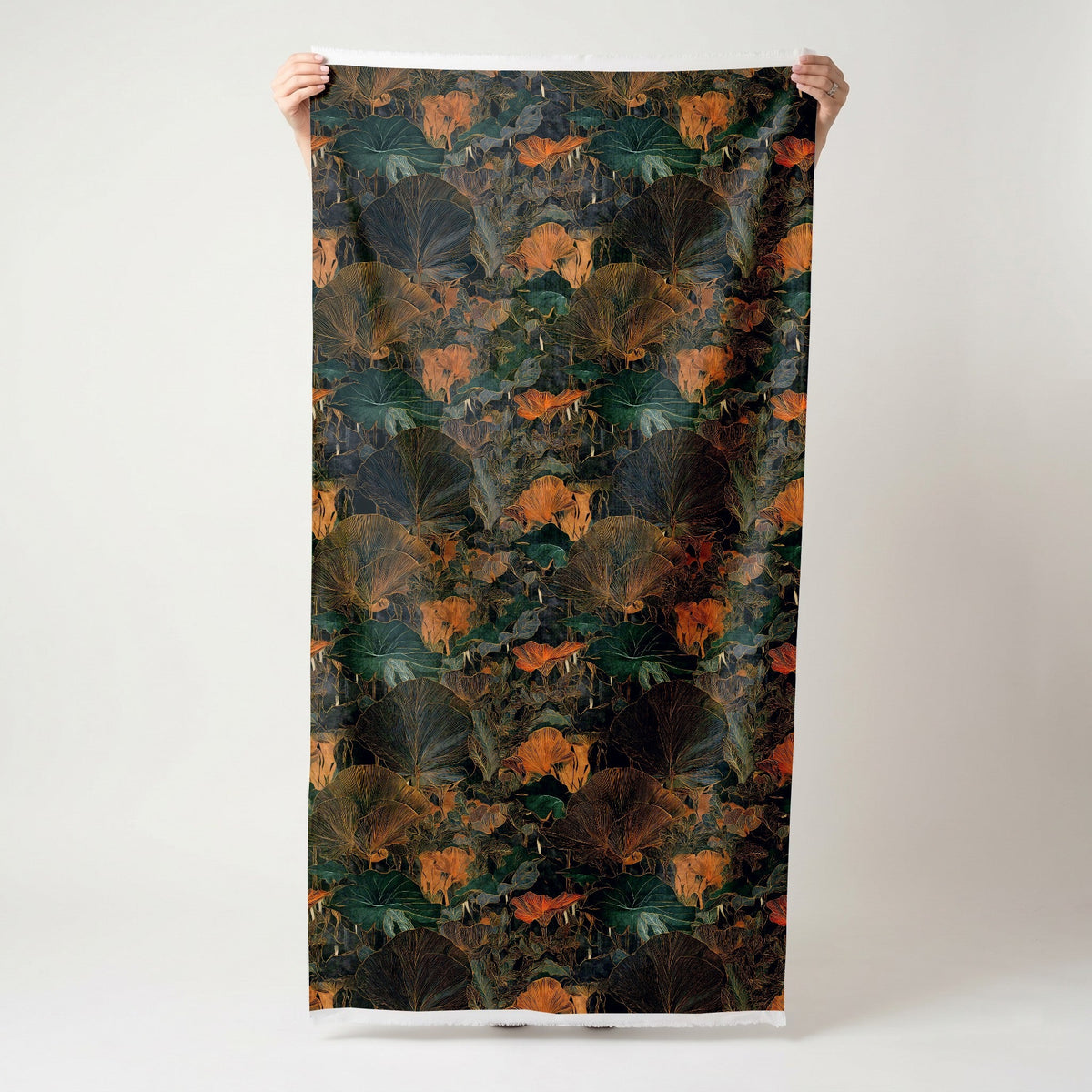 Verdure in Brass Pattern - Fabric - Painted Paper