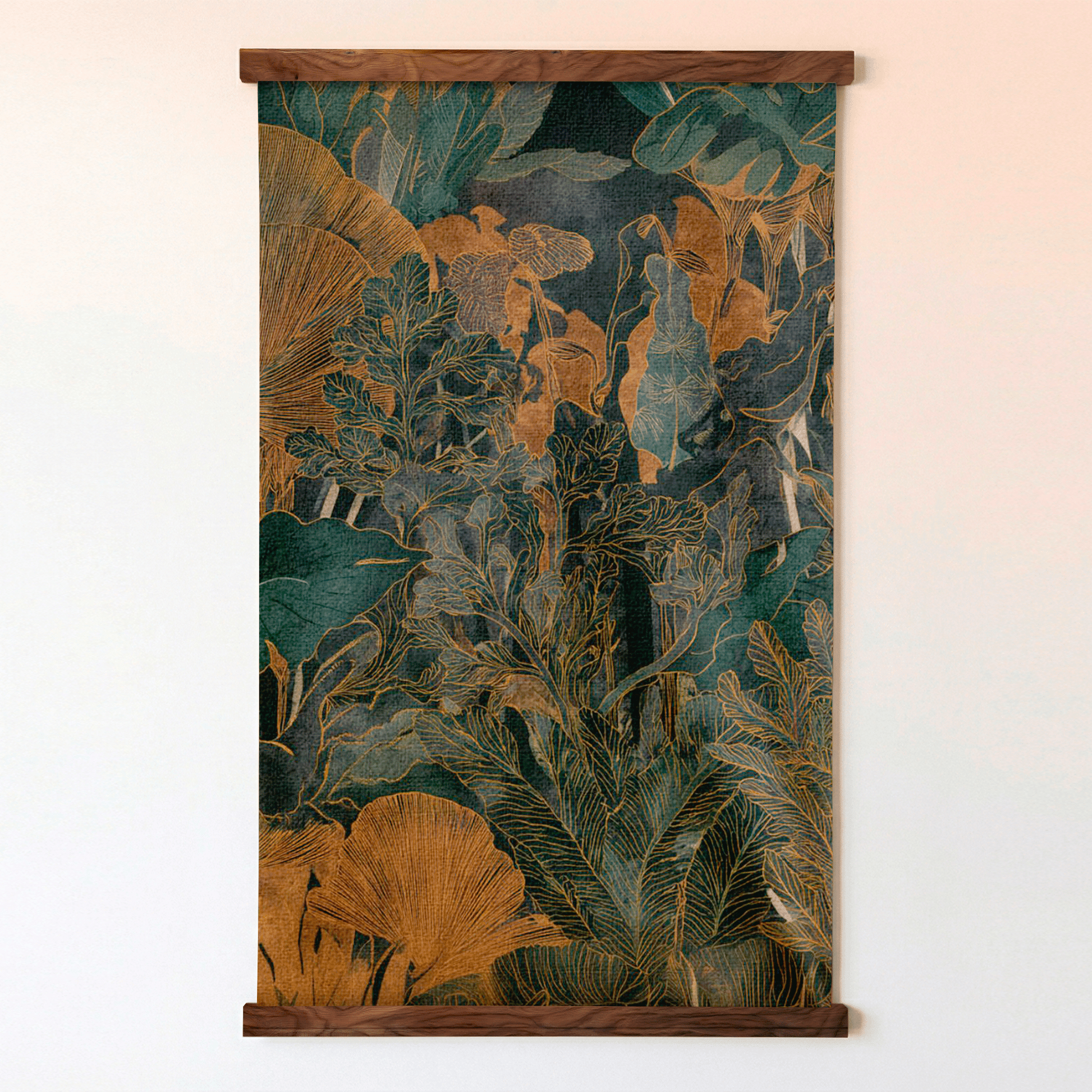Verdure in Brass - Tapestry - Painted Paper