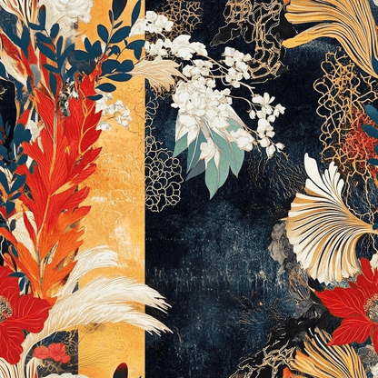 Vermilion Wallpaper - Painted Paper