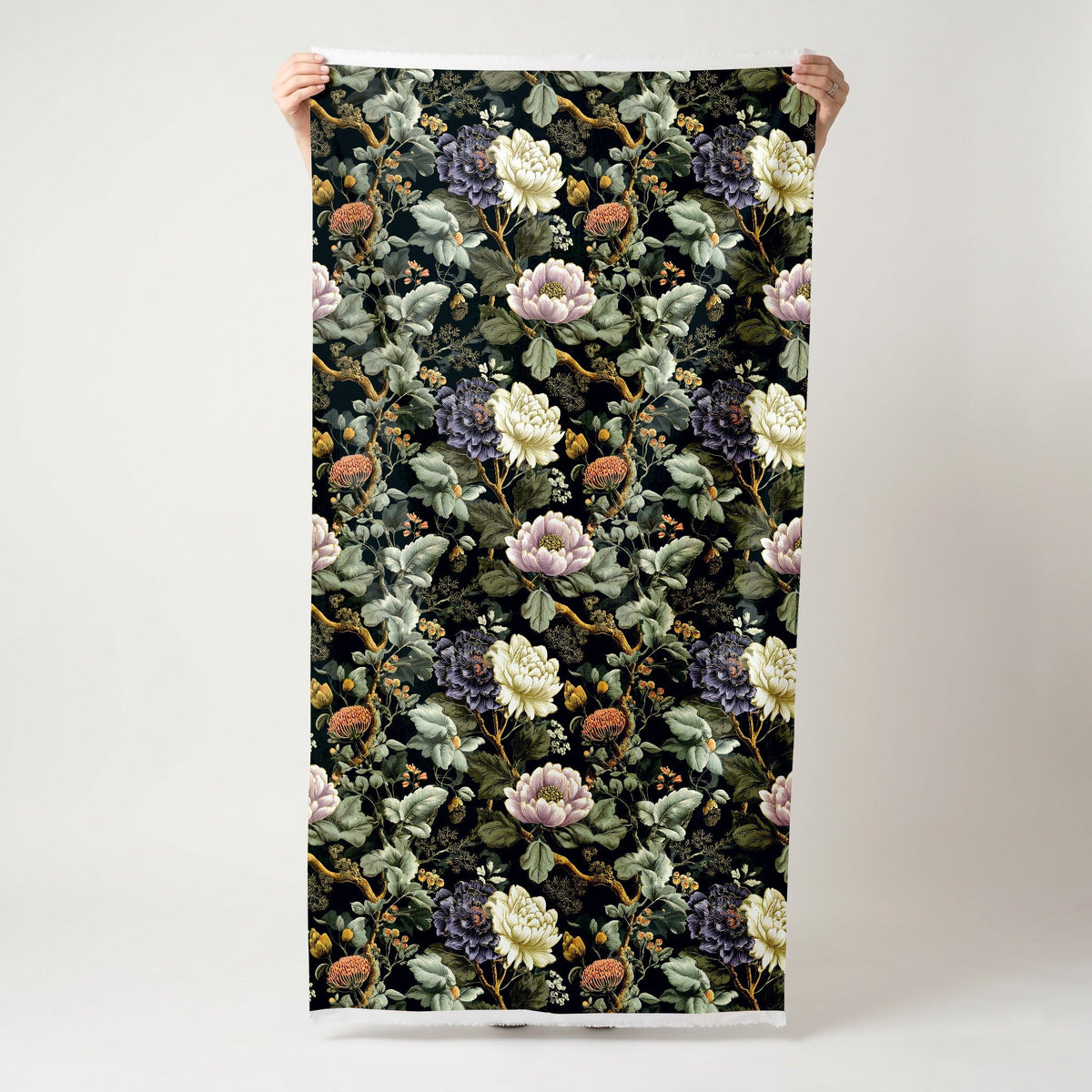 Veronica Blooms - Fabric - Painted Paper